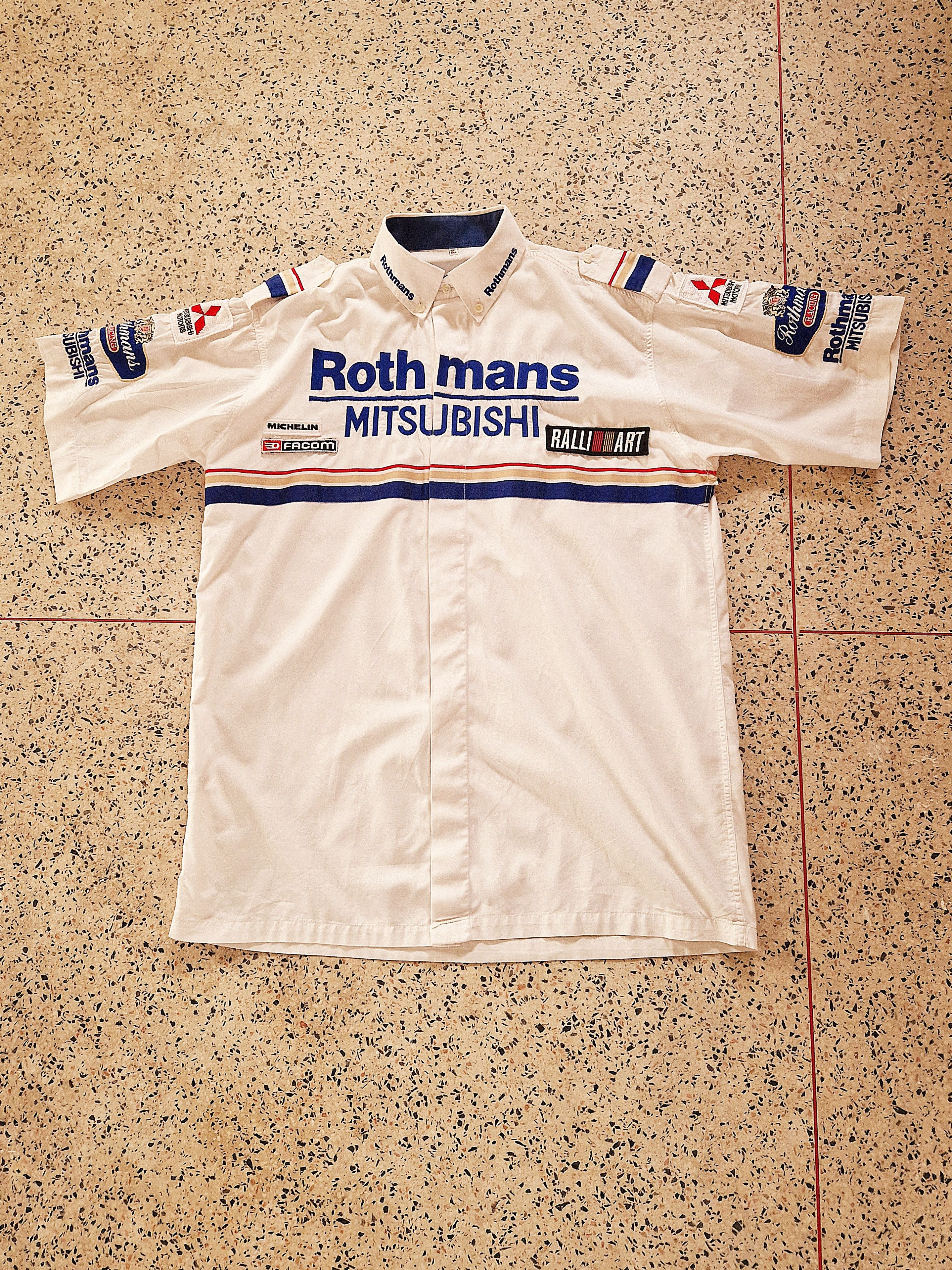 Vintage 1992 Rothmans Mistubishi Ralliart Shirt Size US L / EU 52-54 / 3 - 2 Thumbnail