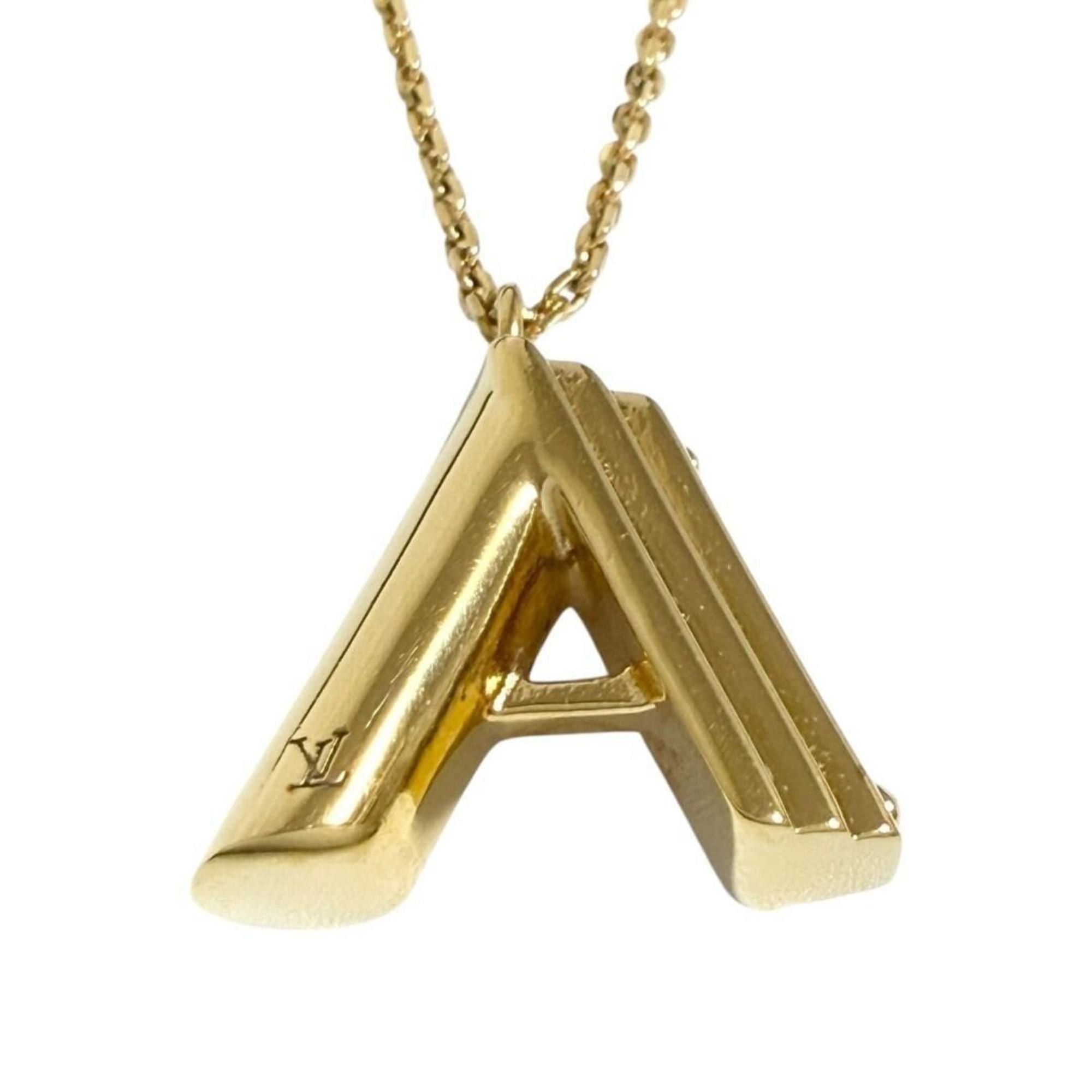 Louis Vuitton Louis Vuitton Women's Men's Pendant Necklace Initial Size ONE SIZE - 1 Thumbnail