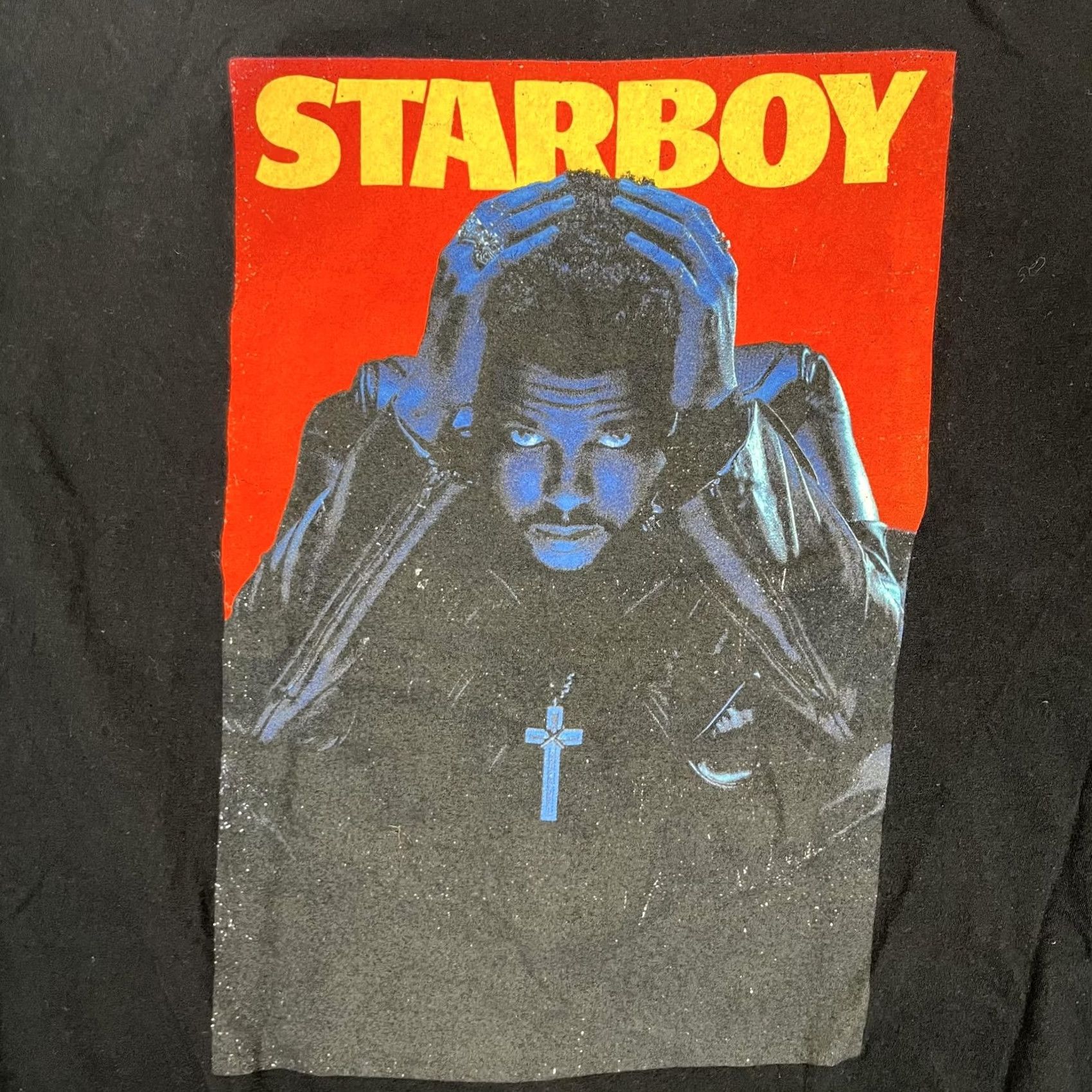 Vintage The Weeknd XO Starboy T-Shirt Mens Large Black Music Merch Album Cover Graphic Size US L / EU 52-54 / 3 - 2 Thumbnail