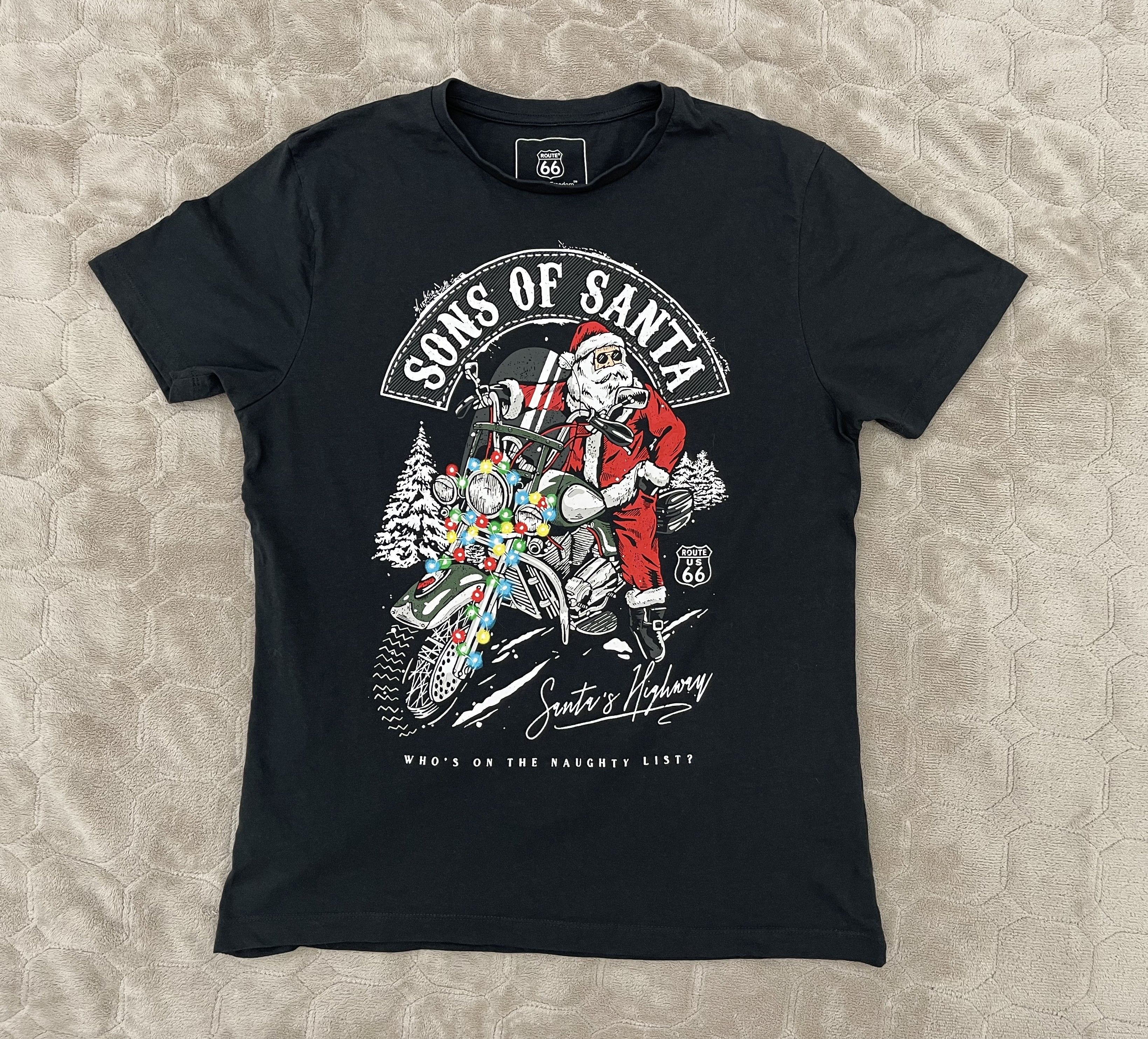 Route 66 SONS OF SANTA Cool T-Shirt Size US M / EU 48-50 / 2 - 1 Thumbnail