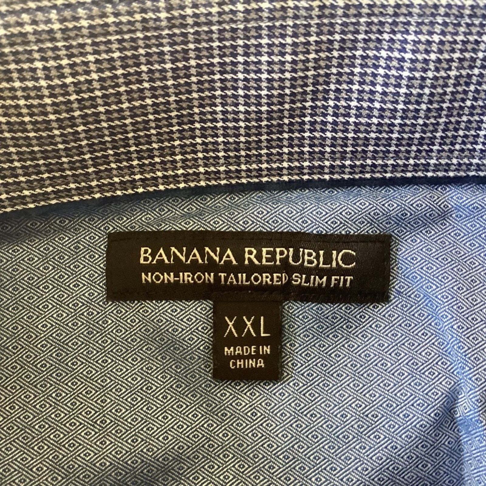 Banana Republic Banana Republic Non-Iron Tailored Slim Fit Button Down Size US XXL / EU 58 / 5 - 3 Thumbnail
