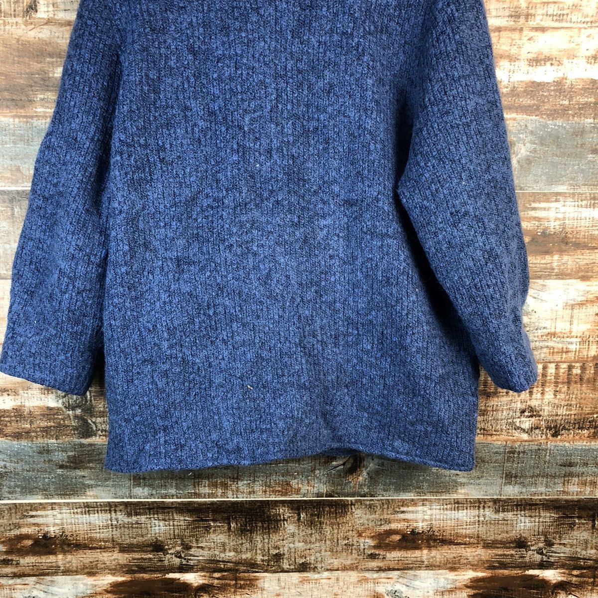 Japanese Brand Japanese Brand Blue indigo knitwear cardigan #A2461 Size US L / EU 52-54 / 3 - 12 Thumbnail