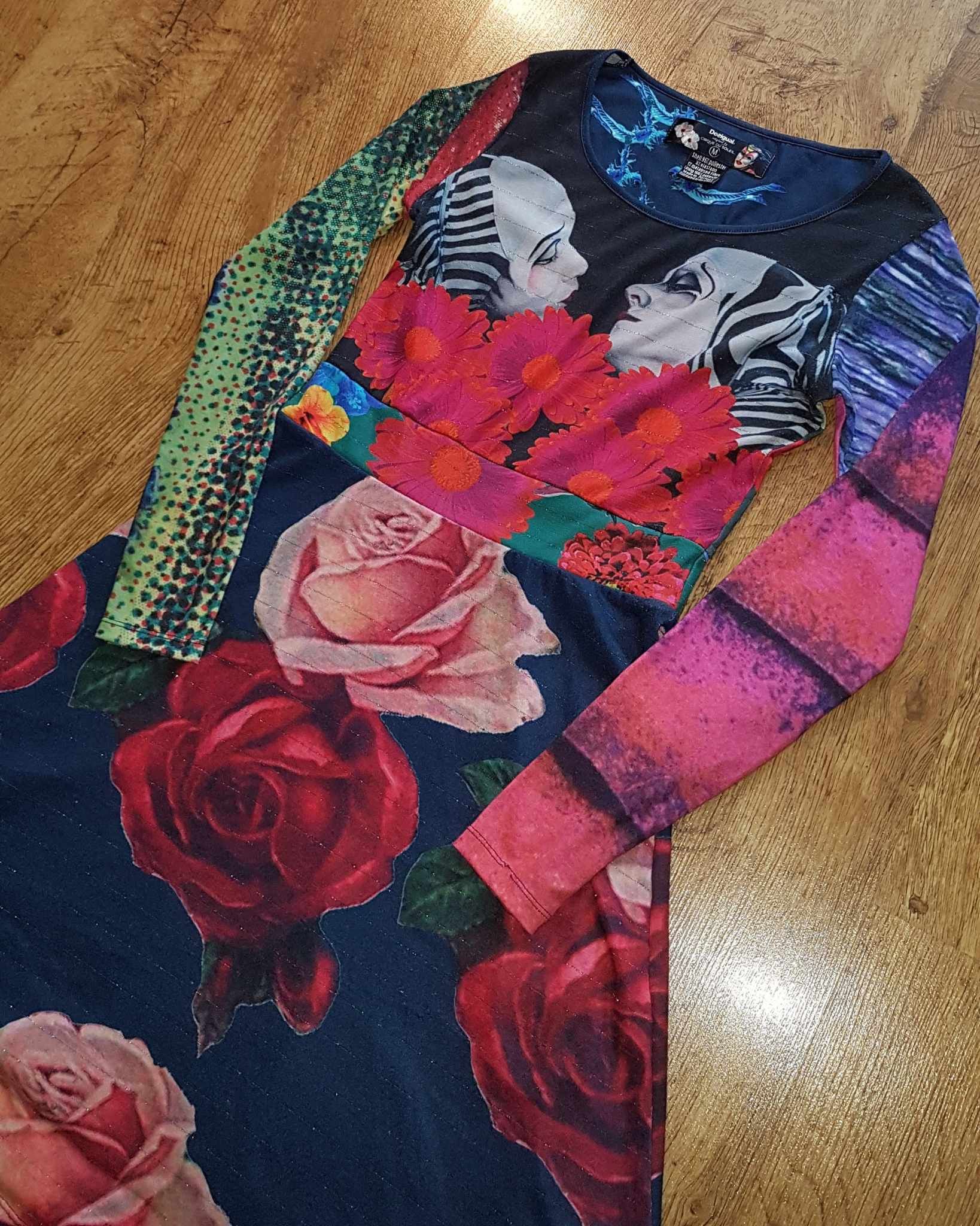 Desigual Avant-Garde Jean Paul Gaultieresque Style Dress Size M / US 6-8 / IT 42-44 - 1 Thumbnail