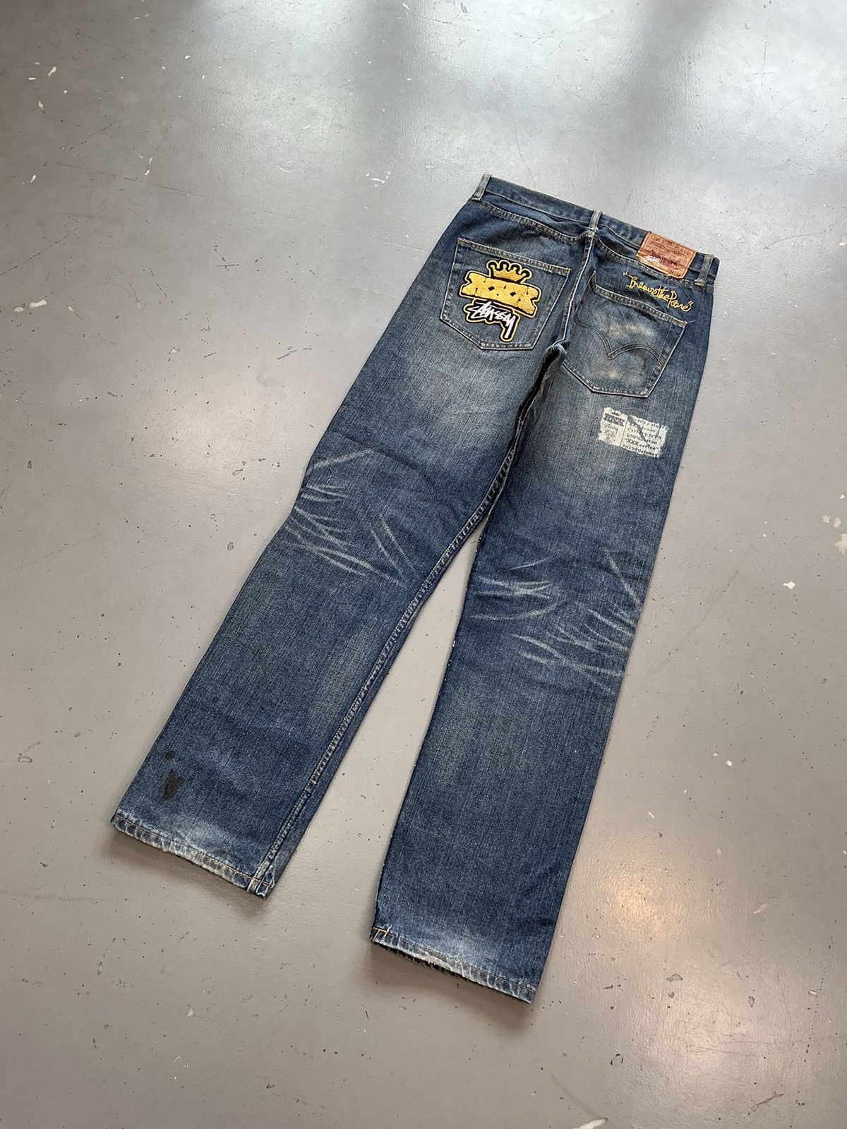 Levi's × Stussy × Vintage Vintage Stussy x Levi’s Strauss & co embroidered denim Size US 30 / EU 46 - 9 Thumbnail