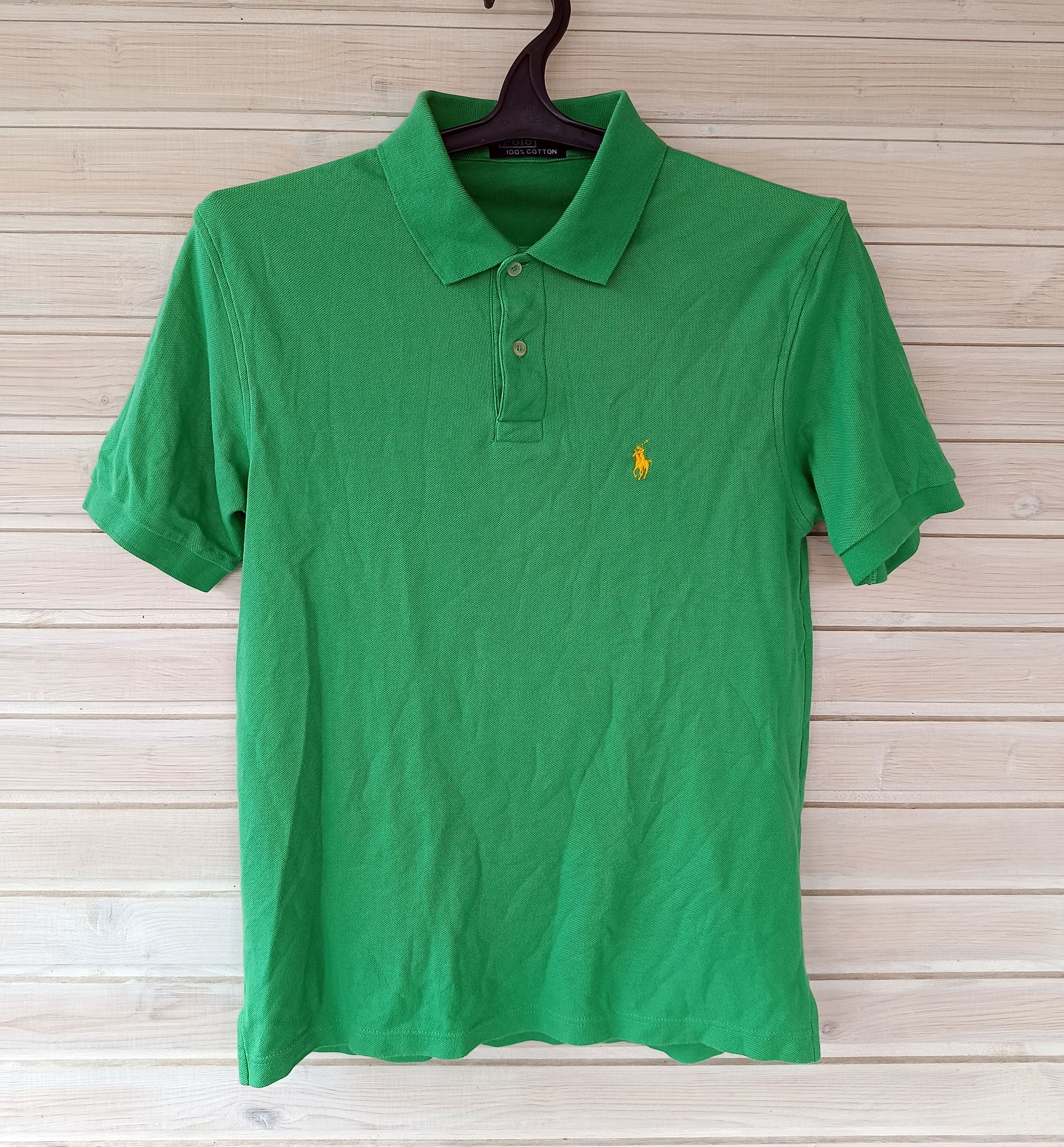 Polo Ralph Lauren Ralph Lauren Polo Shirt Mens Green Logo Short Sleeve Casual Size US L / EU 52-54 / 3 - 1 Thumbnail
