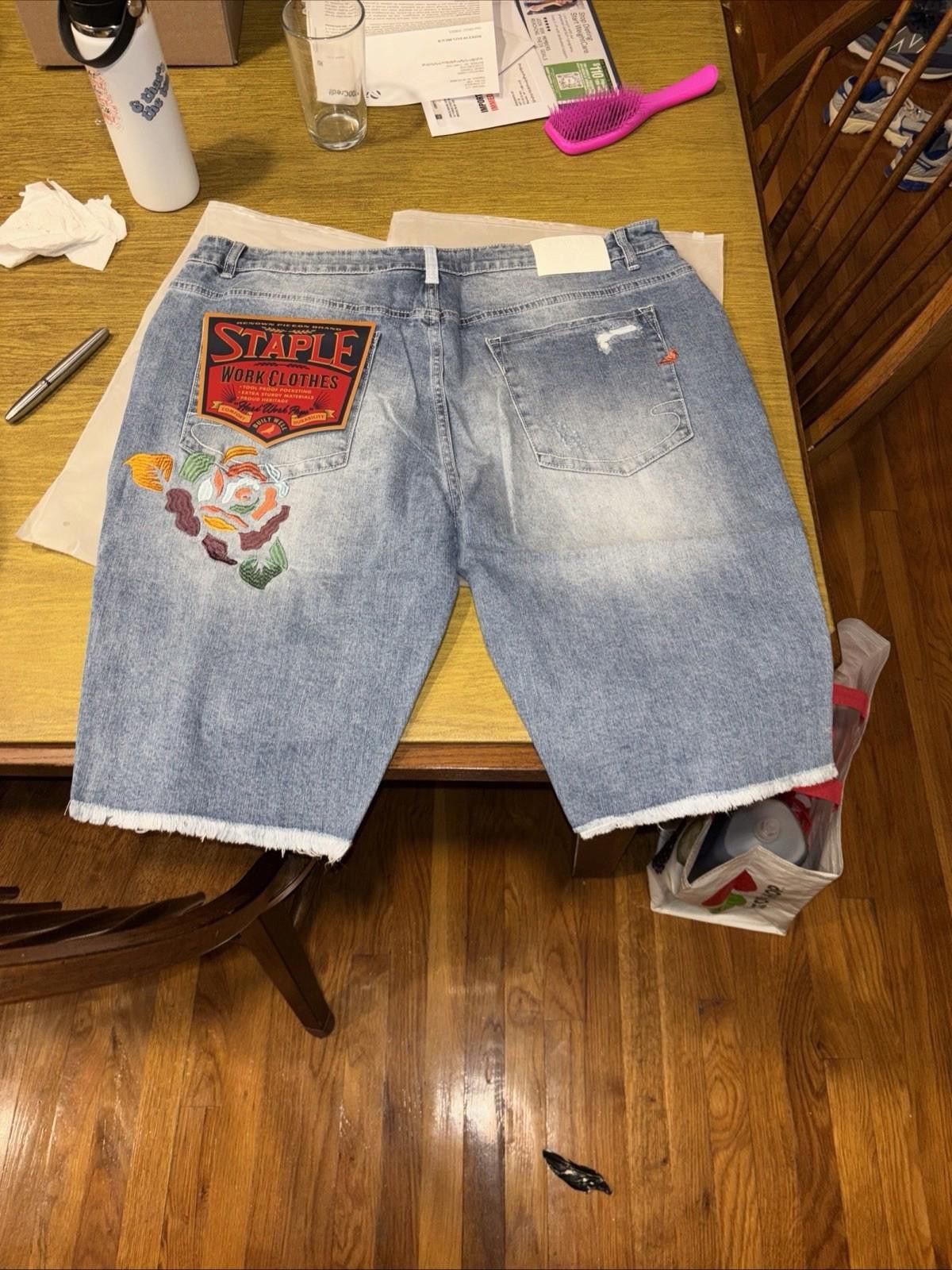 Staple Stable Pigeon Light Stone Wash Shorts 30 Size US 30 / EU 46 - 7 Thumbnail