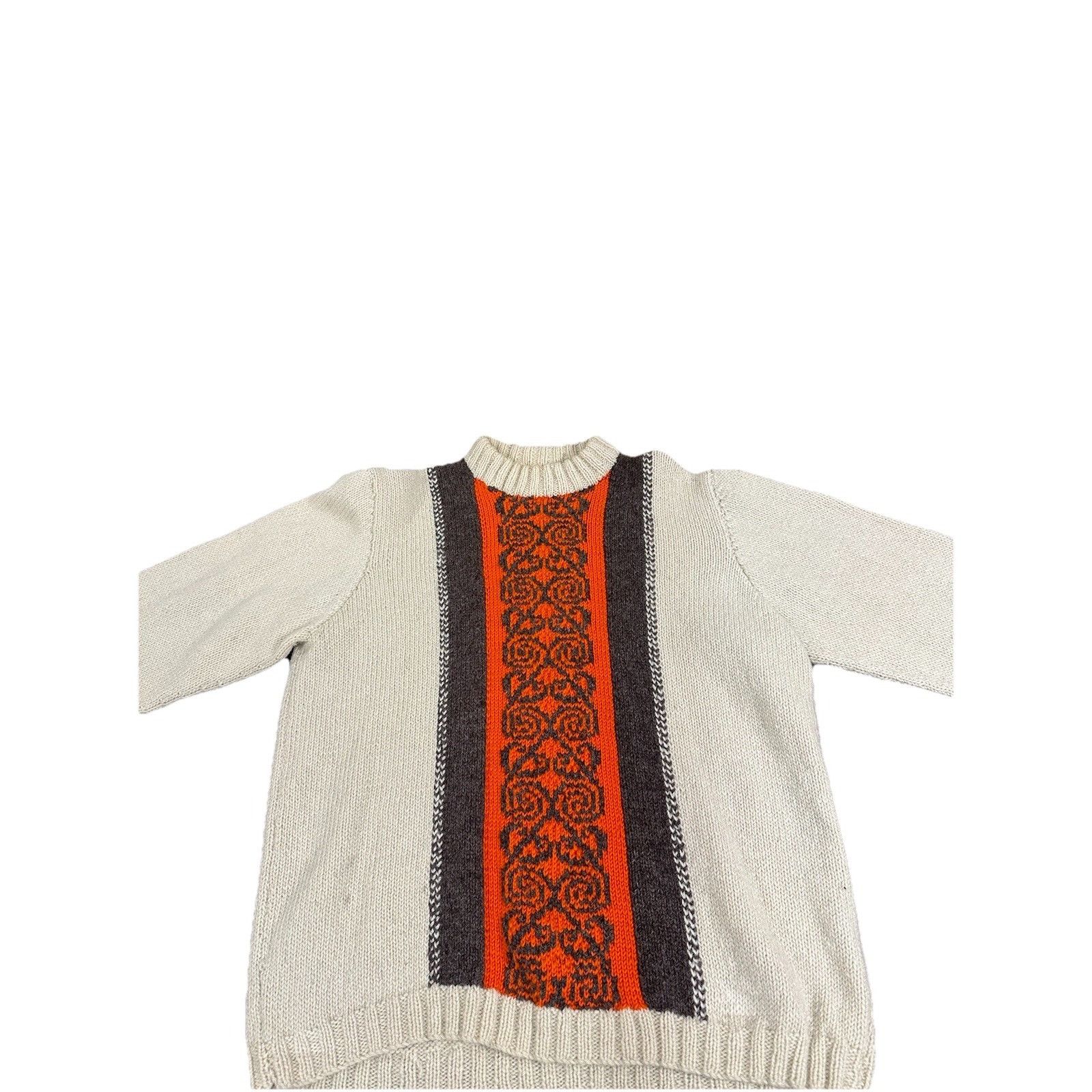 Vintage Vintage Blue Pacific Cable Knit Collar Sweater Winter Holid Size US L / EU 52-54 / 3 - 2 Thumbnail