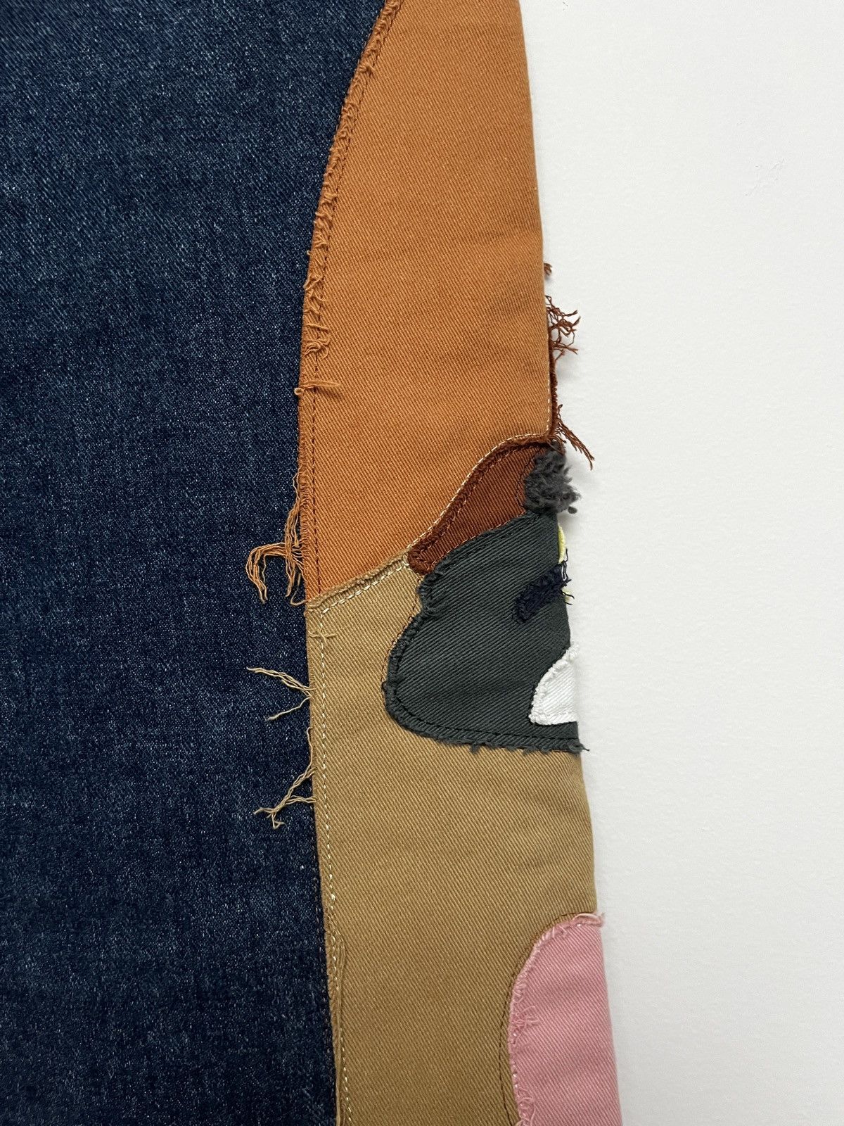 KidSuper Kid Super FW21 Stitched Face Jeans (unisex) Size US 30 / EU 46 - 18 Thumbnail