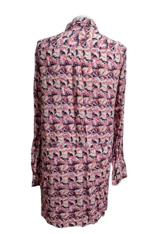 Maison Kitsune Maison Kitsune Abstract Print ShirtdressLuxuryFrenchDesigner Size M / US 6-8 / IT 42-44 - 4 Thumbnail