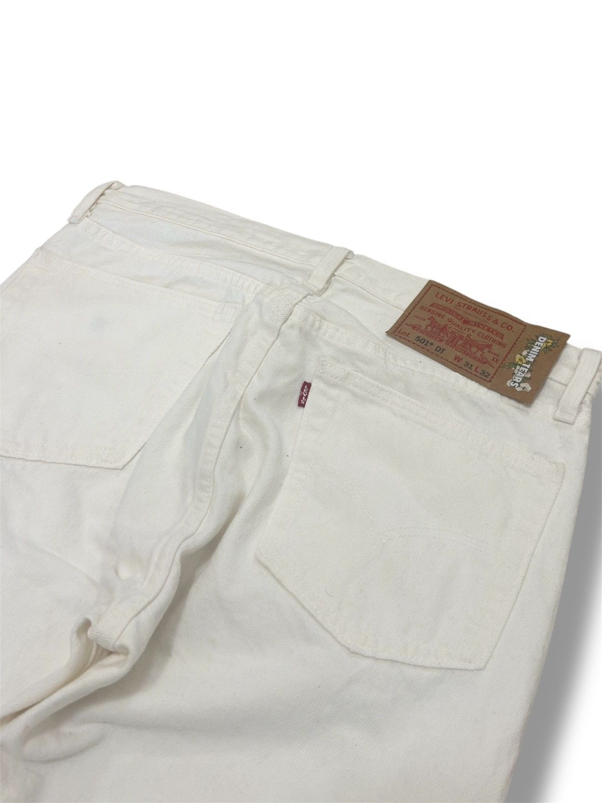 DENIM TEARS × Levi's Levi x Denim Tears white skinny jean Size US 31 - 1 Thumbnail
