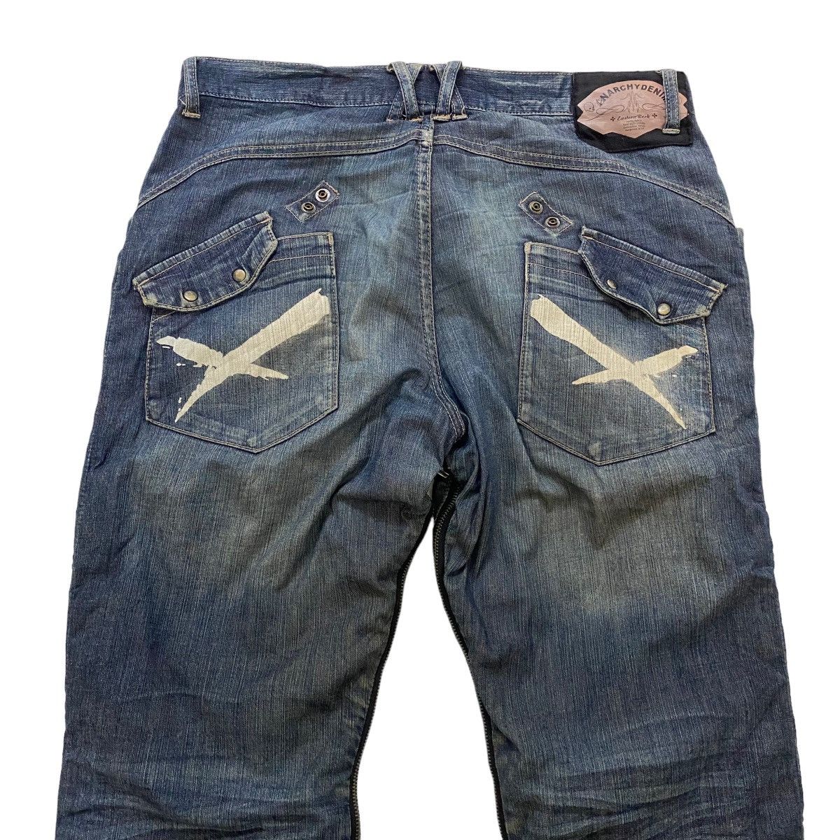 If Six Was Nine ☀️PPFM Anarchy Denim Eastern Rock jeans Size US 34 / EU 50 - 4 Thumbnail