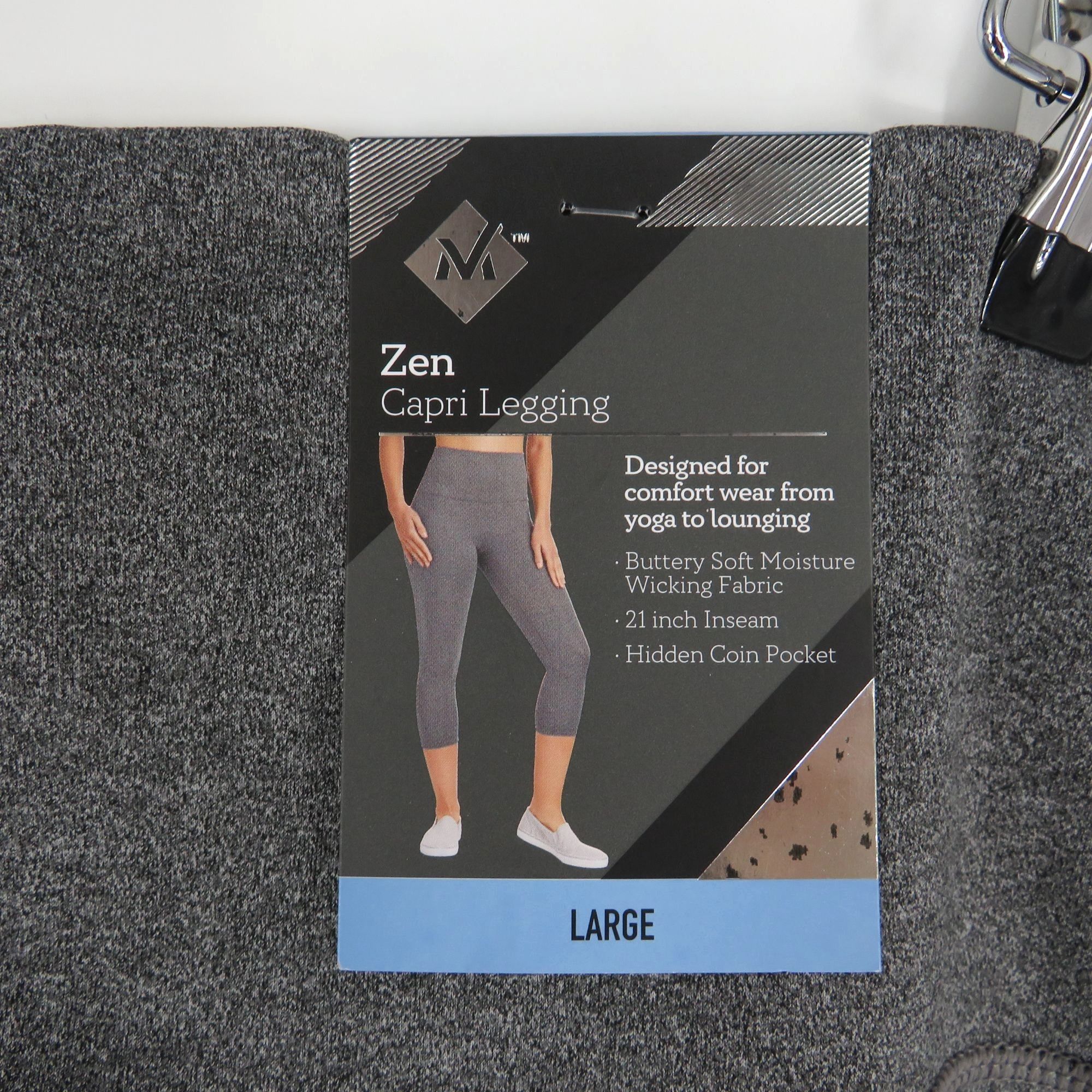 Other Members Mark Zen Capri Leggings Large Yoga Lounge Pants NWT Size 25" / US 0 / IT 36 - 3 Thumbnail