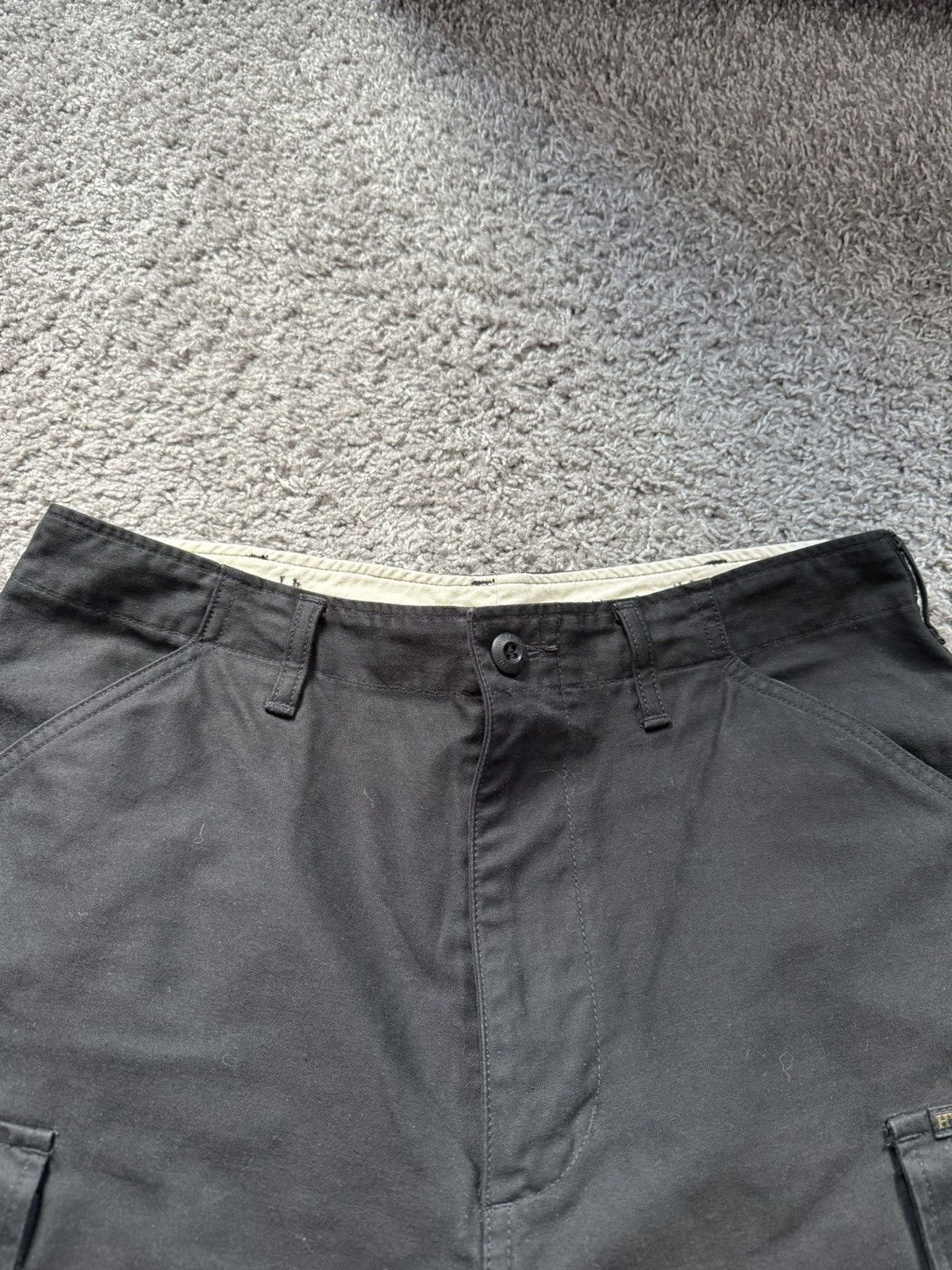 Hysteric Glamour Hysteric Glamour 2025 Black Cargo Pants Medium M Size US 32 / EU 48 - 3 Thumbnail