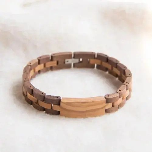 VIBE Unisex Wooden Bracelet Size ONE SIZE - 1 Thumbnail