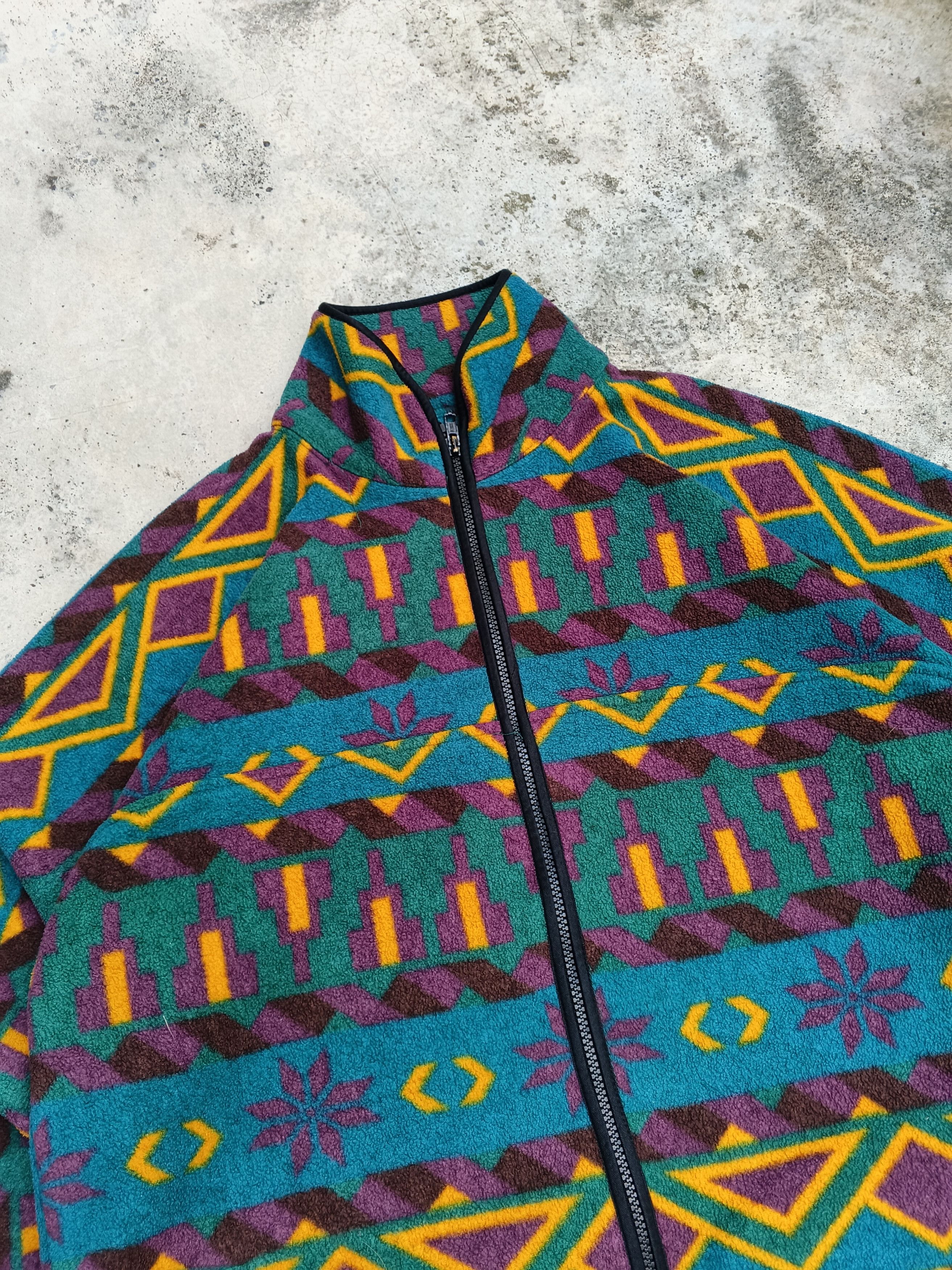 Vintage Vintage 90s Woolrich Street Of Brokolyn Fleece Jacket Size L Size US L / EU 52-54 / 3 - 2 Thumbnail