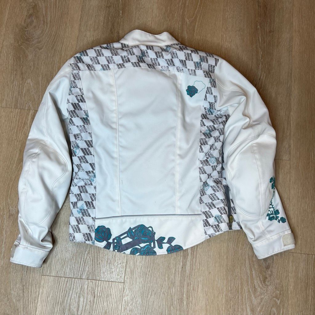 Other SHIFT Motorcross Motorcycle Jacket White & Teal Plastic Armo Size S / US 4 / IT 40 - 12 Thumbnail