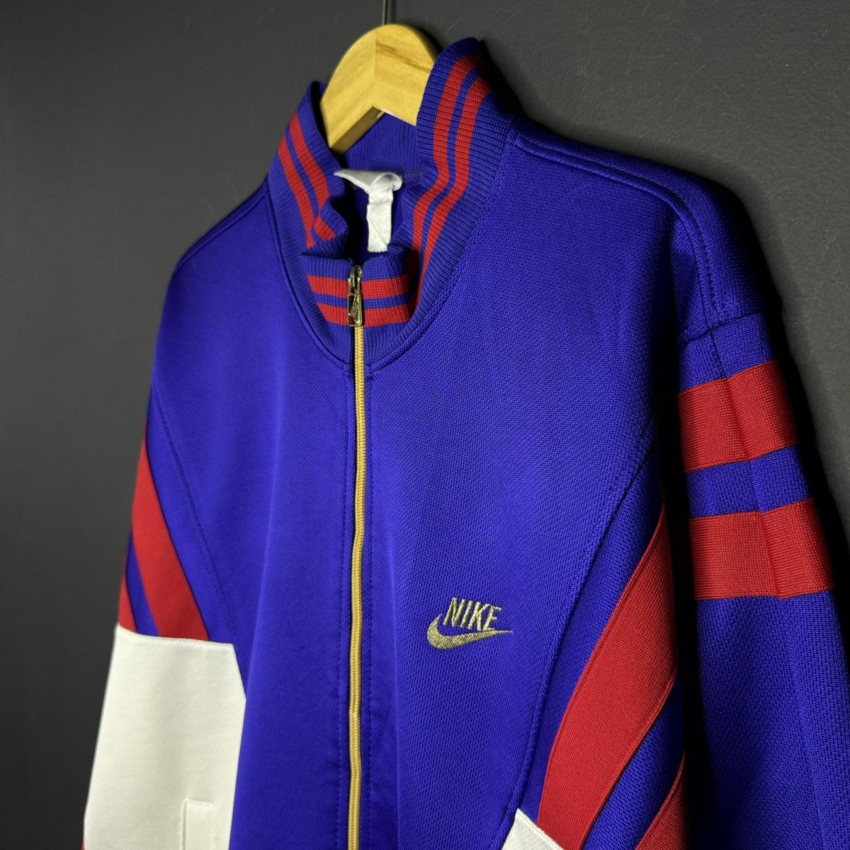 Nike × Vintage Nike Vintage Track Jacket Size US L / EU 52-54 / 3 - 3 Thumbnail