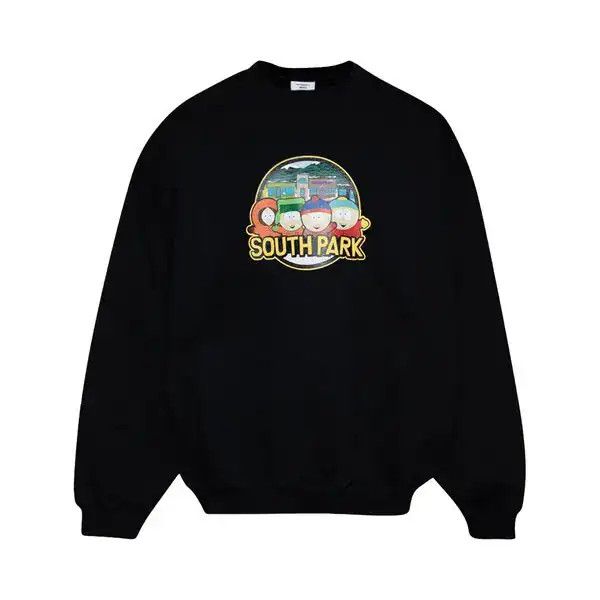 Vetements o1mle0226 Southpark Oversized Sweatshirt in Black Size US L / EU 52-54 / 3 - 1 Preview