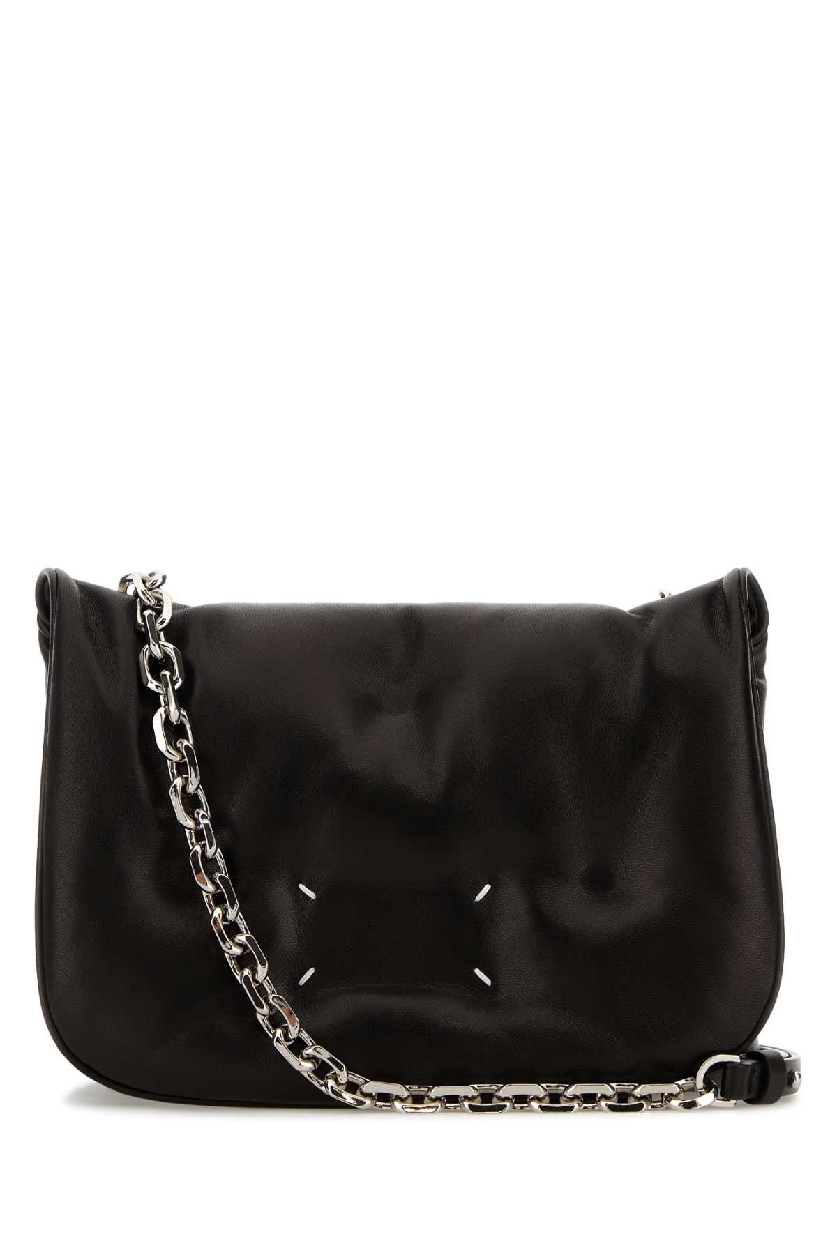 Maison Margiela Black Leather Crossbody Bag Size ONE SIZE - 1 Thumbnail