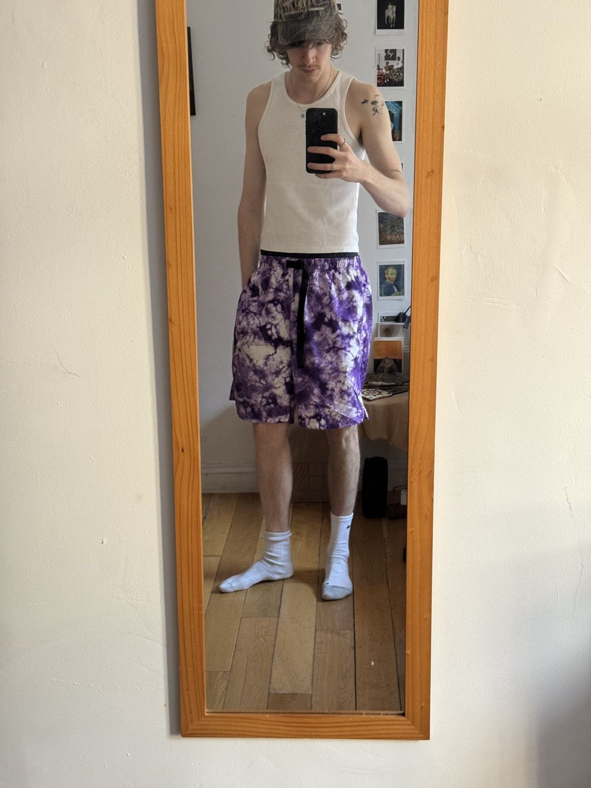Stussy Rare Stussy Purple Tie-Dye Shorts Size US 30 / EU 46 - 5 Thumbnail