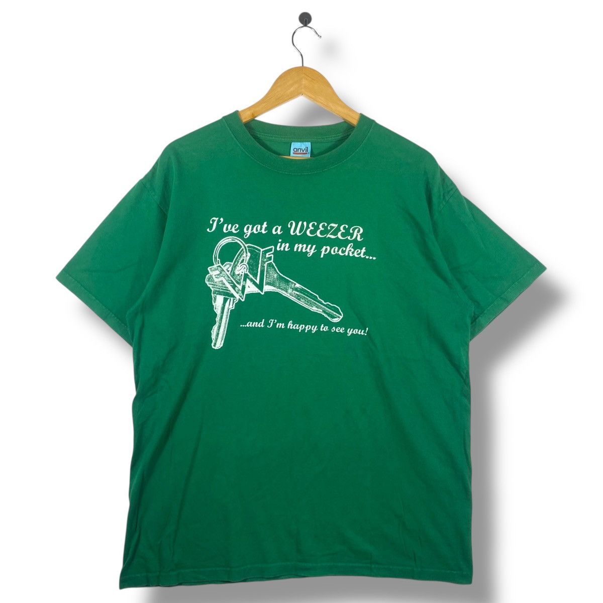 Band Tees Vintage 00's WEEZER Band Tee Shirt Large Size Size US L / EU 52-54 / 3 - 1 Thumbnail
