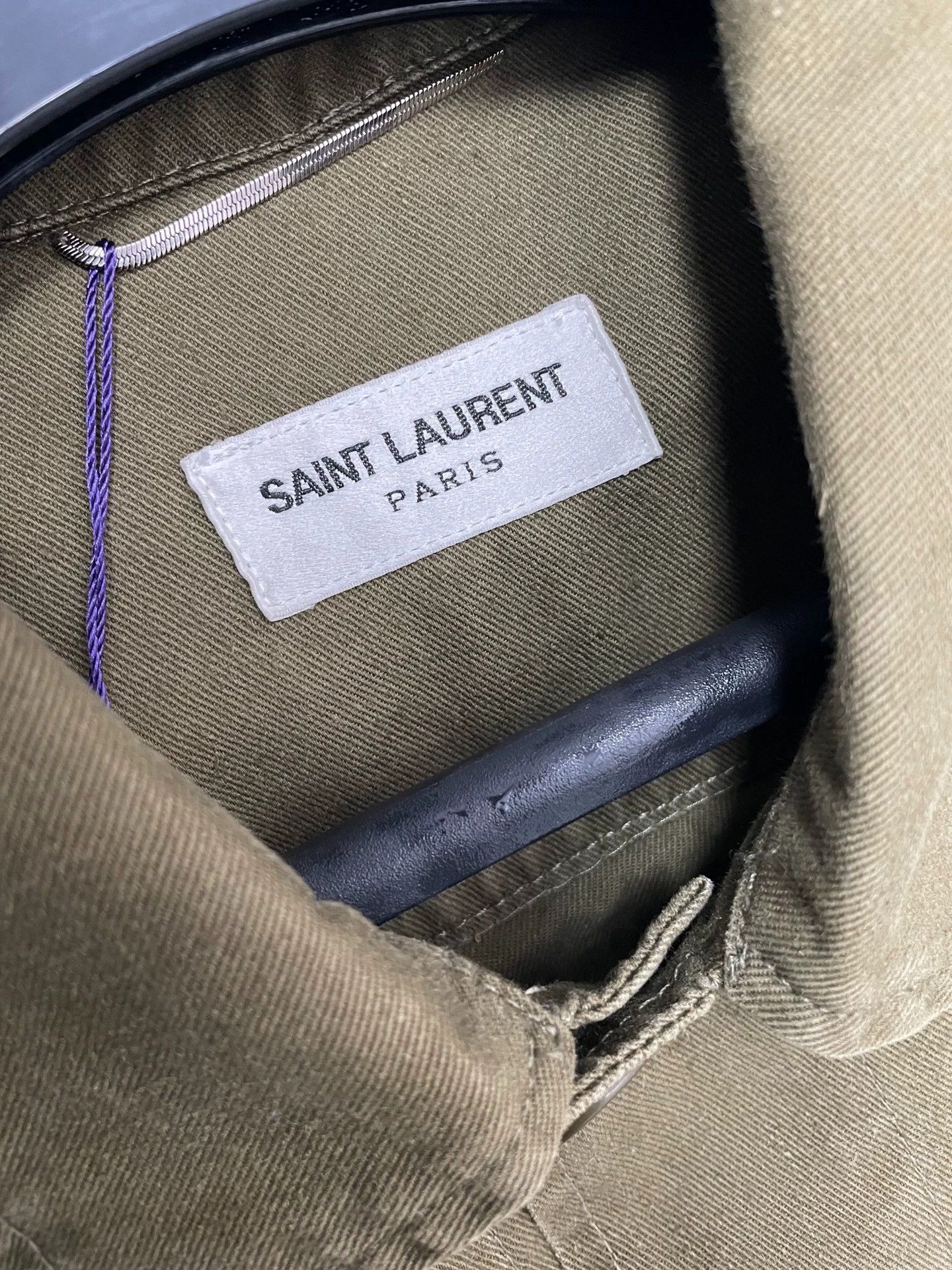 Saint Laurent Paris Authentic Saint Laurent SLP four-pocket safari jacket Size XL / US 12-14 / IT 48-50 - 3 Thumbnail