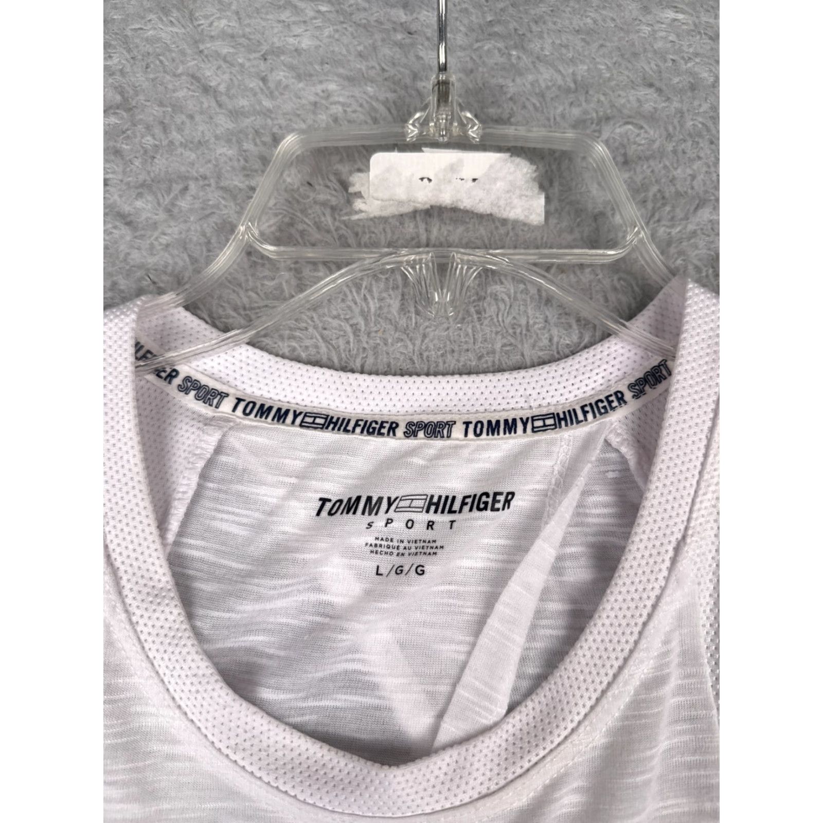 Tommy Hilfiger VINTAGE Tommy Hilfiger Sport Shirt Women Large White Tank Sleeveless Lightweight Open Logo Casual Sleeveless Shirt Womens L White Sports 90s Size L / US 10 / IT 46 - 6 Thumbnail