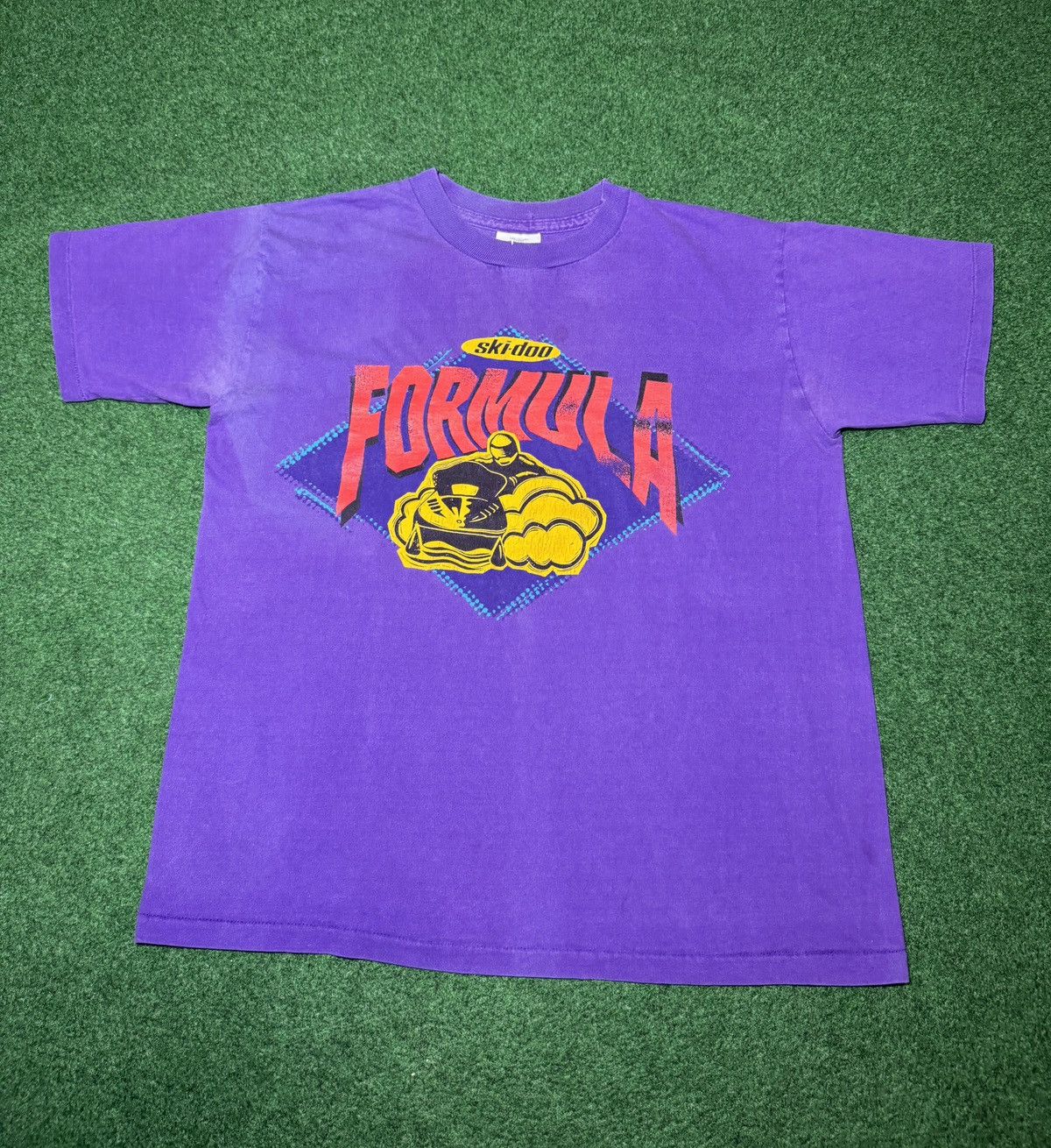 Ski-Doo Vintage 90s Snowmobile Canada Ski-Doo Formula Retro T Shirt Size US M / EU 48-50 / 2 - 1 Thumbnail