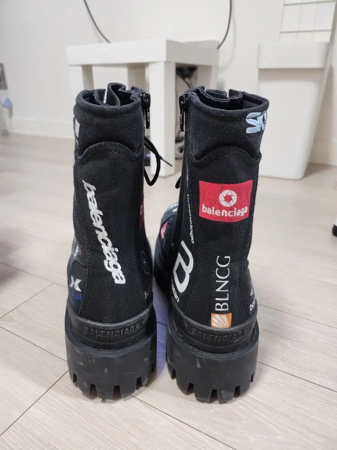 Balenciaga *rare* Balenciaga Gamer? Top League? Combat Strike Boots Size US 10 / EU 43 - 3 Thumbnail
