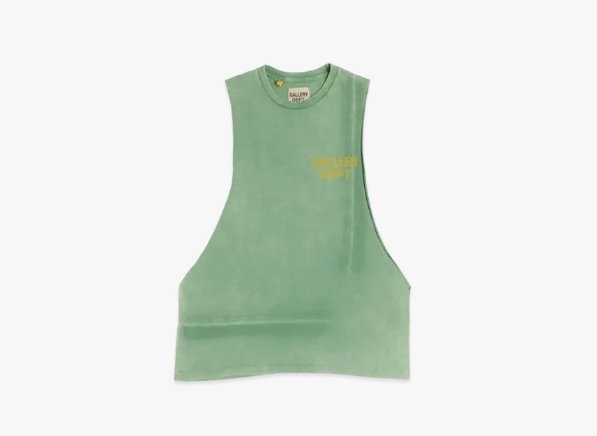 Gallery Dept. o1mle0326 Vintage Logo Sleeveless Tank Tops in Green Size US XL / EU 56 / 4 - 1 Thumbnail