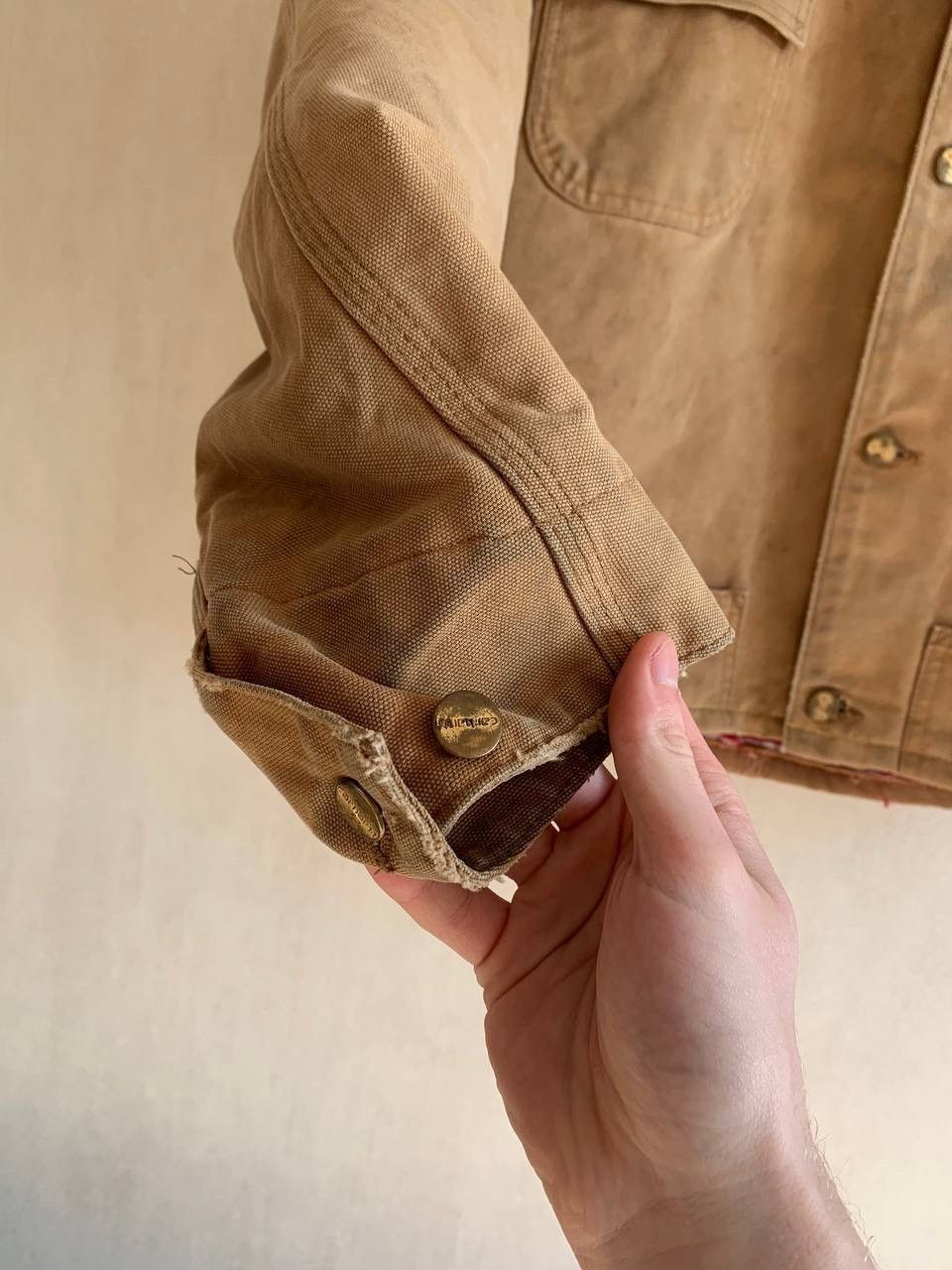 Carhartt Vintage 70s Carhartt Detroit Jacket USA Cropped M Size Size US M / EU 48-50 / 2 - 10 Thumbnail