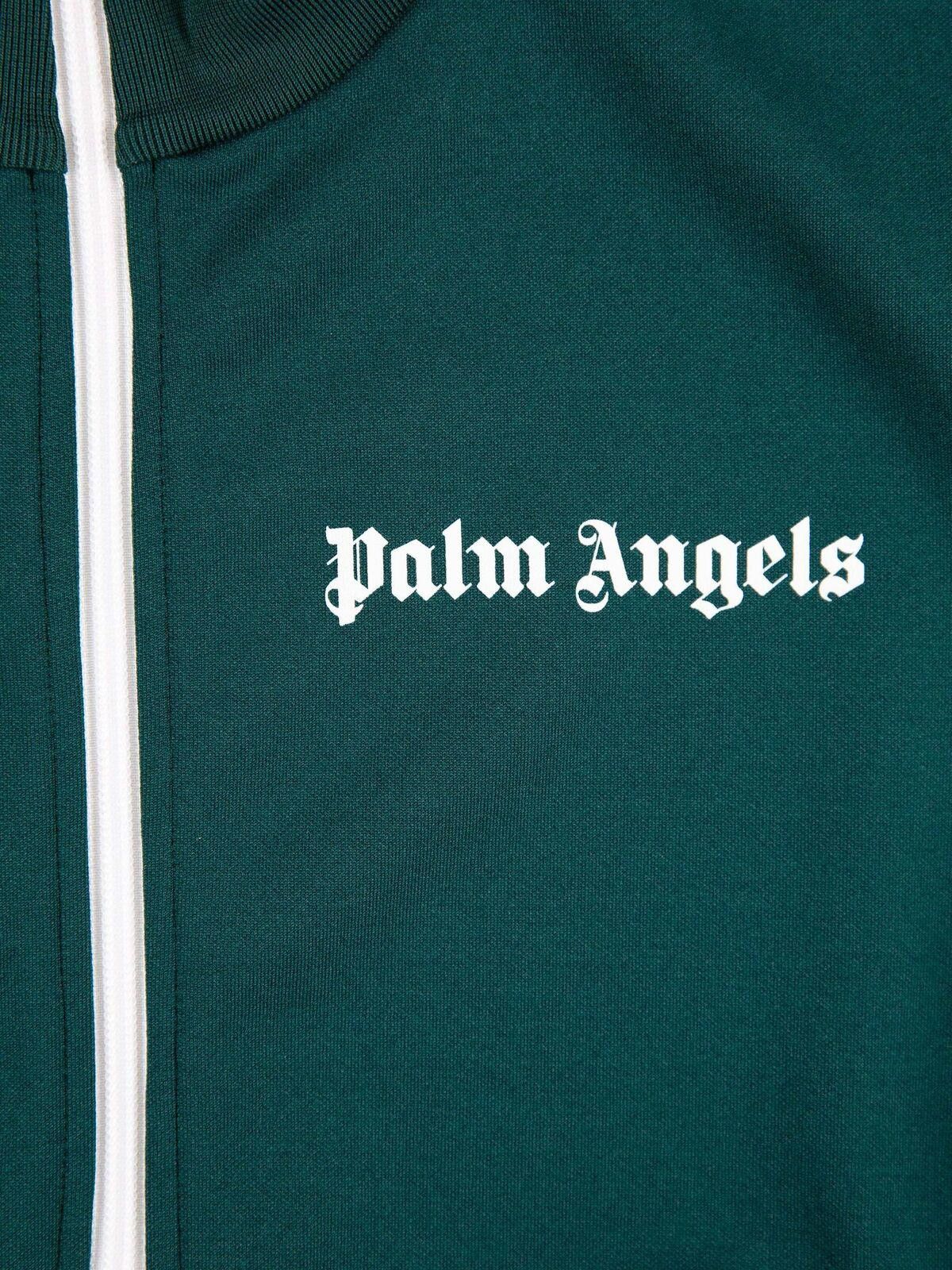 Palm Angels Palm Angels Mens Green White Track Jacket Medium Green Size US M / EU 48-50 / 2 - 4 Thumbnail