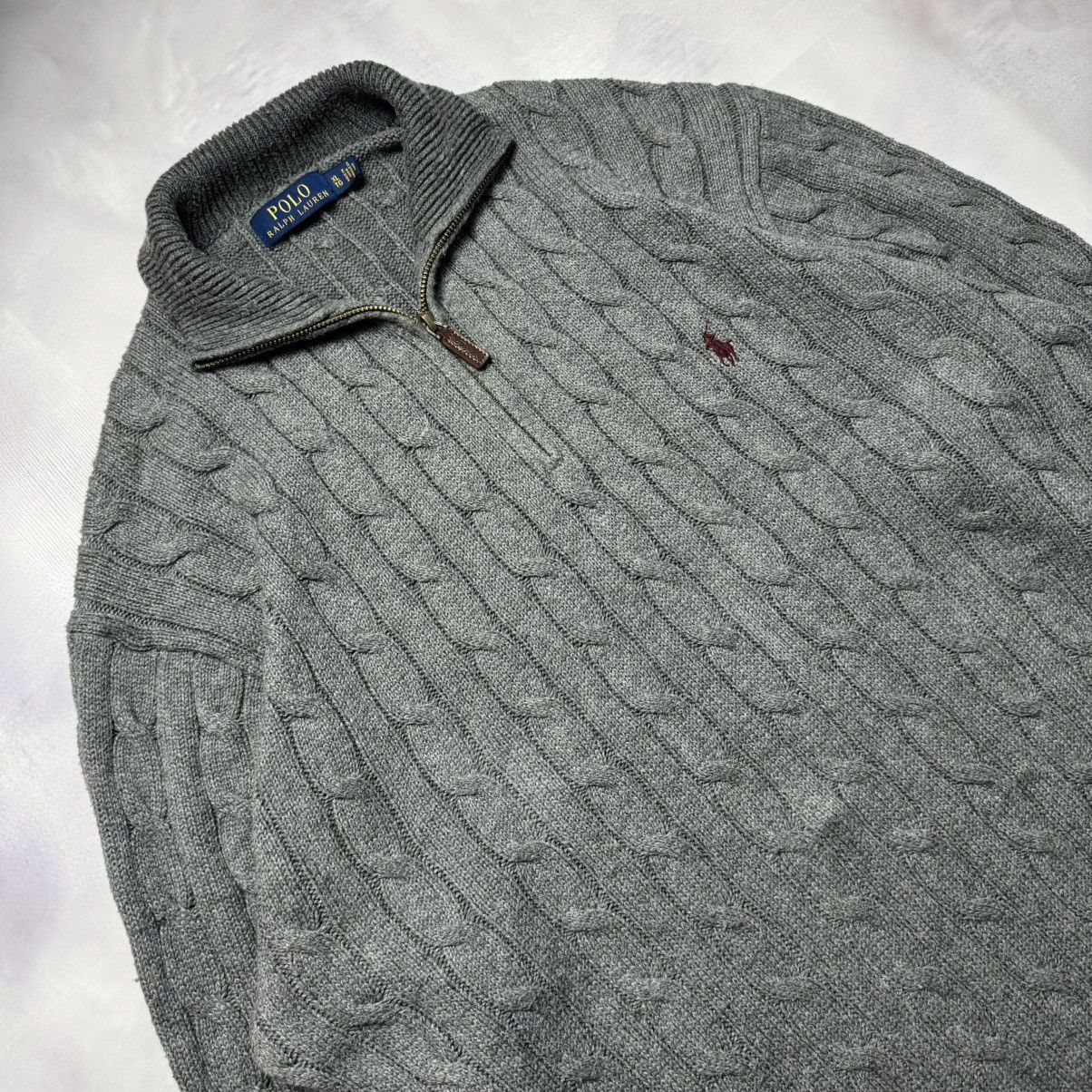 Polo Ralph Lauren Polo Ralph Lauren zip-hoodie 1/3 knitted gray men XL Size US XL / EU 56 / 4 - 5 Thumbnail