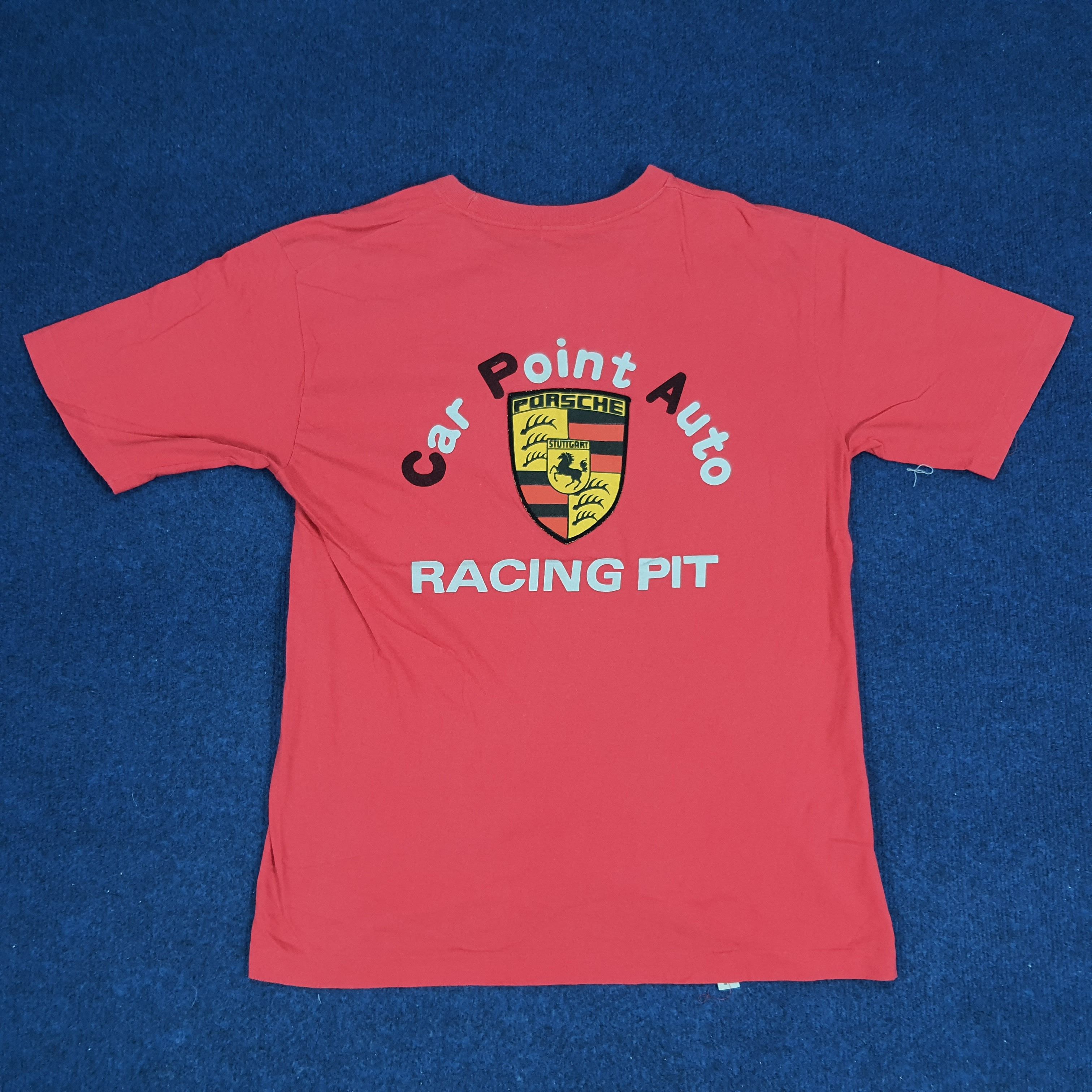 Porsche Design × Vintage Vintage Porche Motorsports Racing Pit Big Logo Tshirt Size US M / EU 48-50 / 2 - 1 Thumbnail