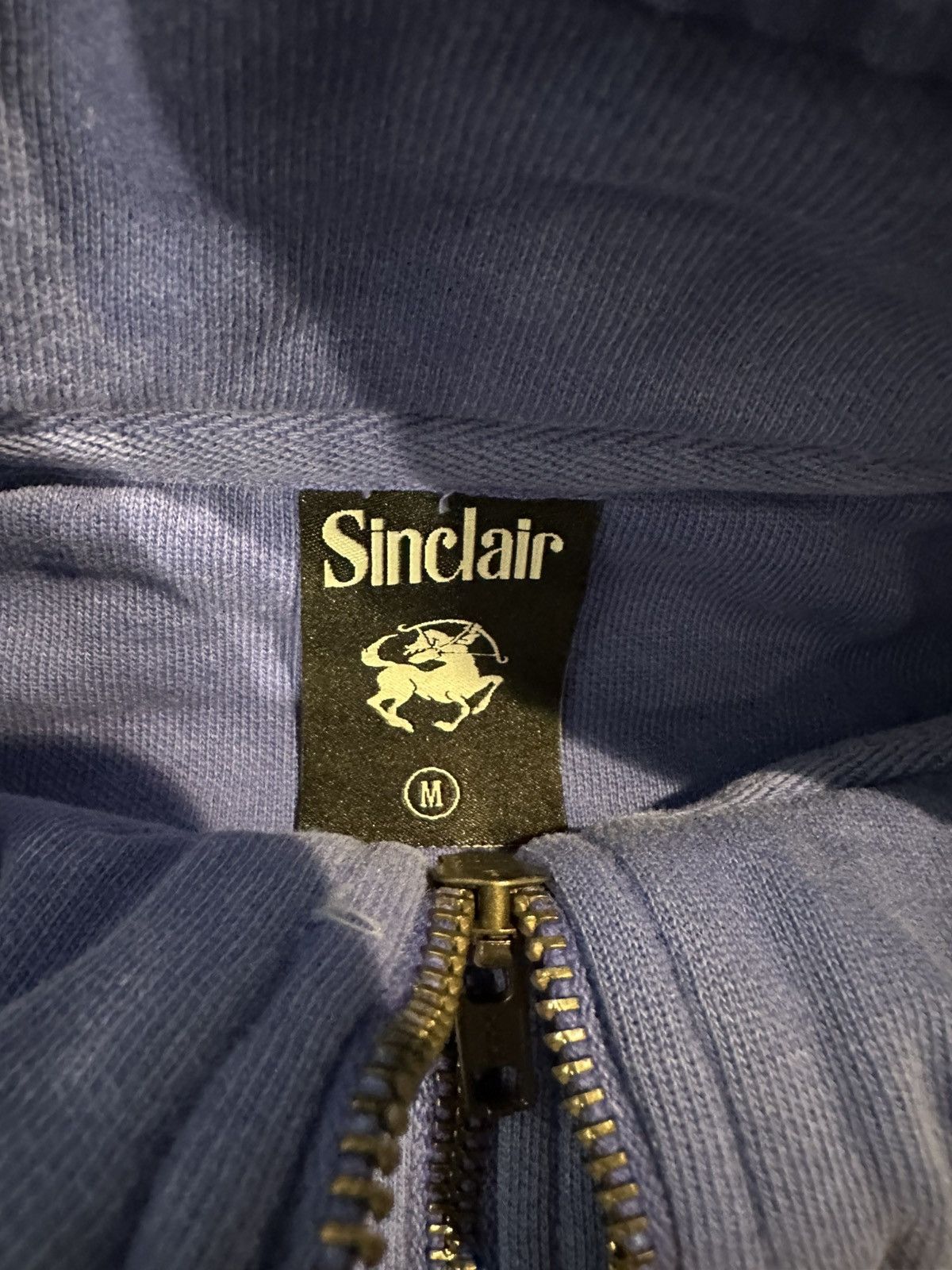 Sinclair Global Sinclair Washed Blue 1/4 Zip Pullover New Size US M / EU 48-50 / 2 - 2 Thumbnail