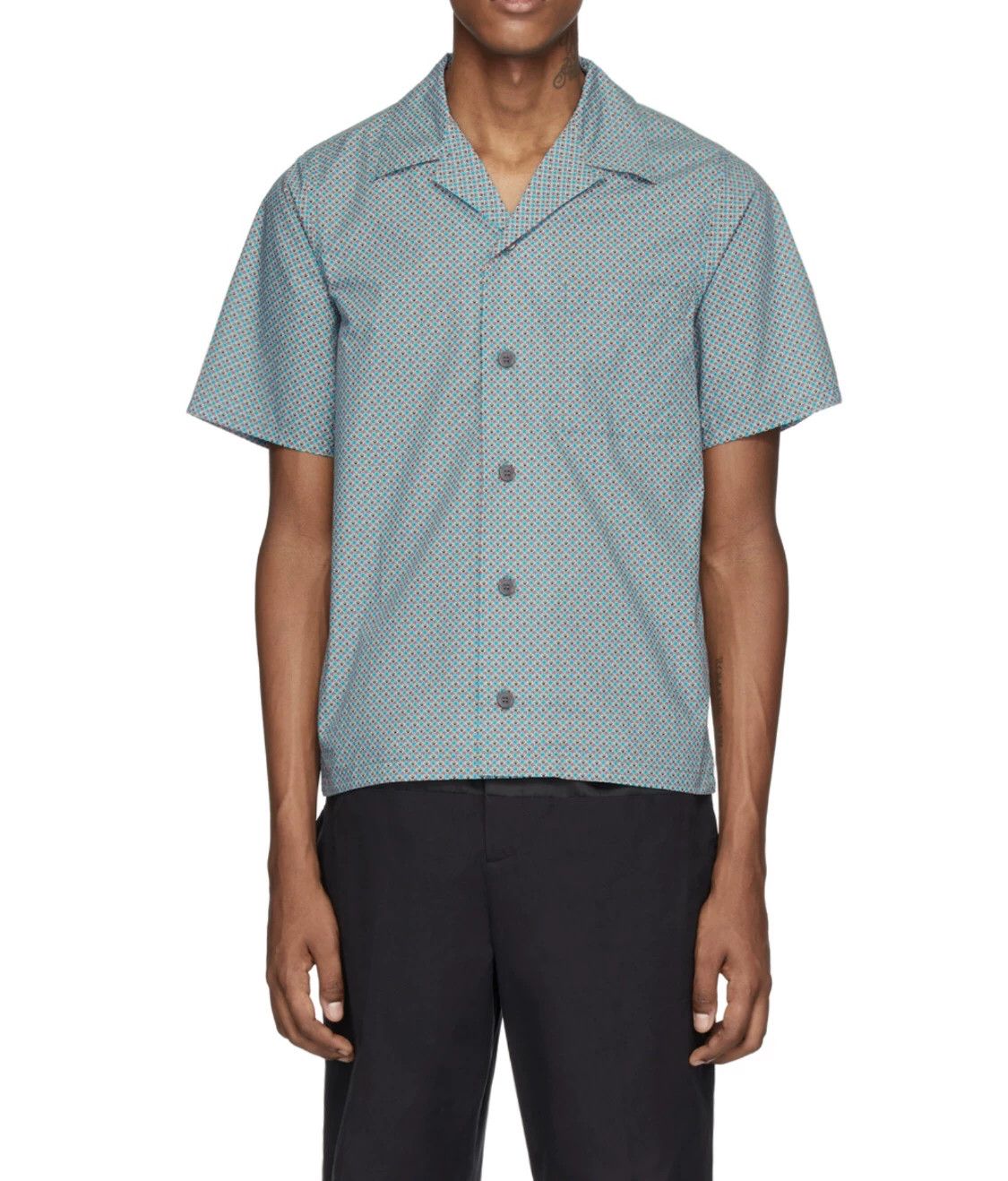 Kenzo KENZO Tiger Monogram Men's Short-Sleeve Bowling Shirt Size US XL / EU 56 / 4 - 1 Thumbnail