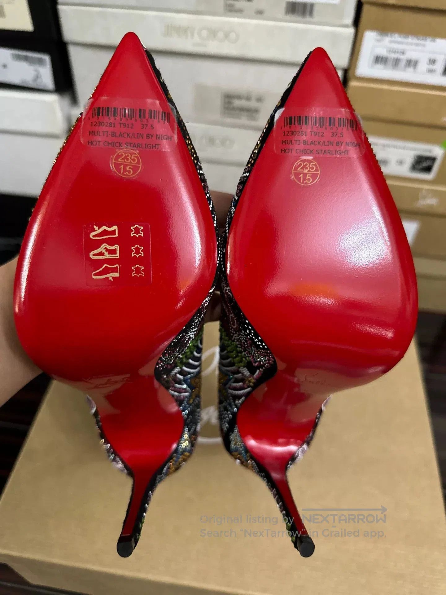 Christian Louboutin Christian Louboutin Crystal Red Sole Shoes. Size US 6.5 / IT 36.5 - 8 Thumbnail