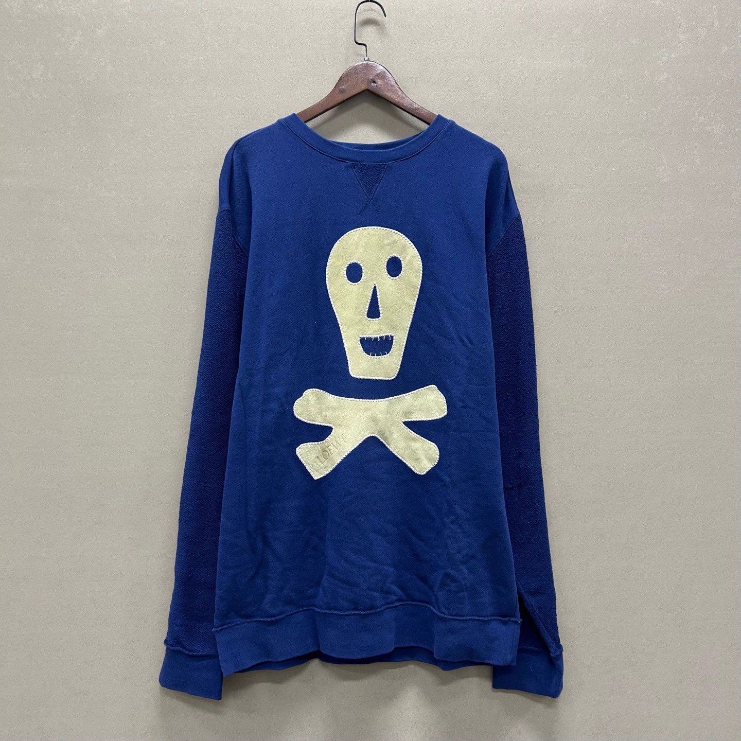 Loewe Loewe Navy Blue Skull Hoodie L Size US L / EU 52-54 / 3 - 1 Thumbnail
