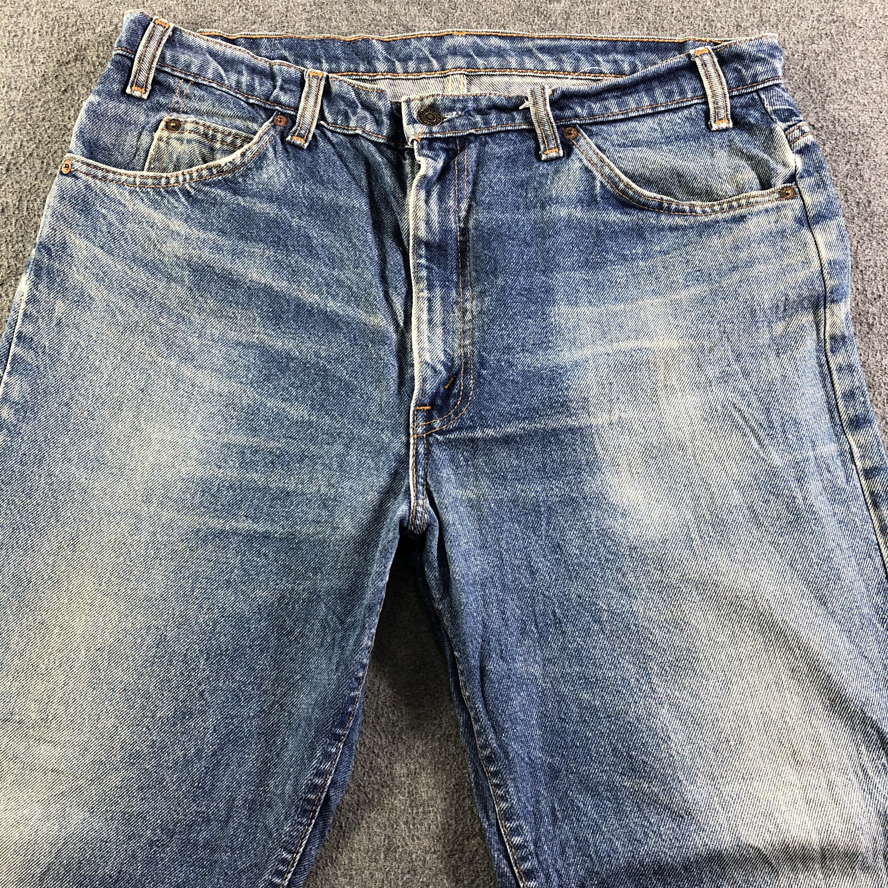 Levi's Vintage Blue Wash Levis 505 Jeans-J4225 Size US 37 - 3 Thumbnail