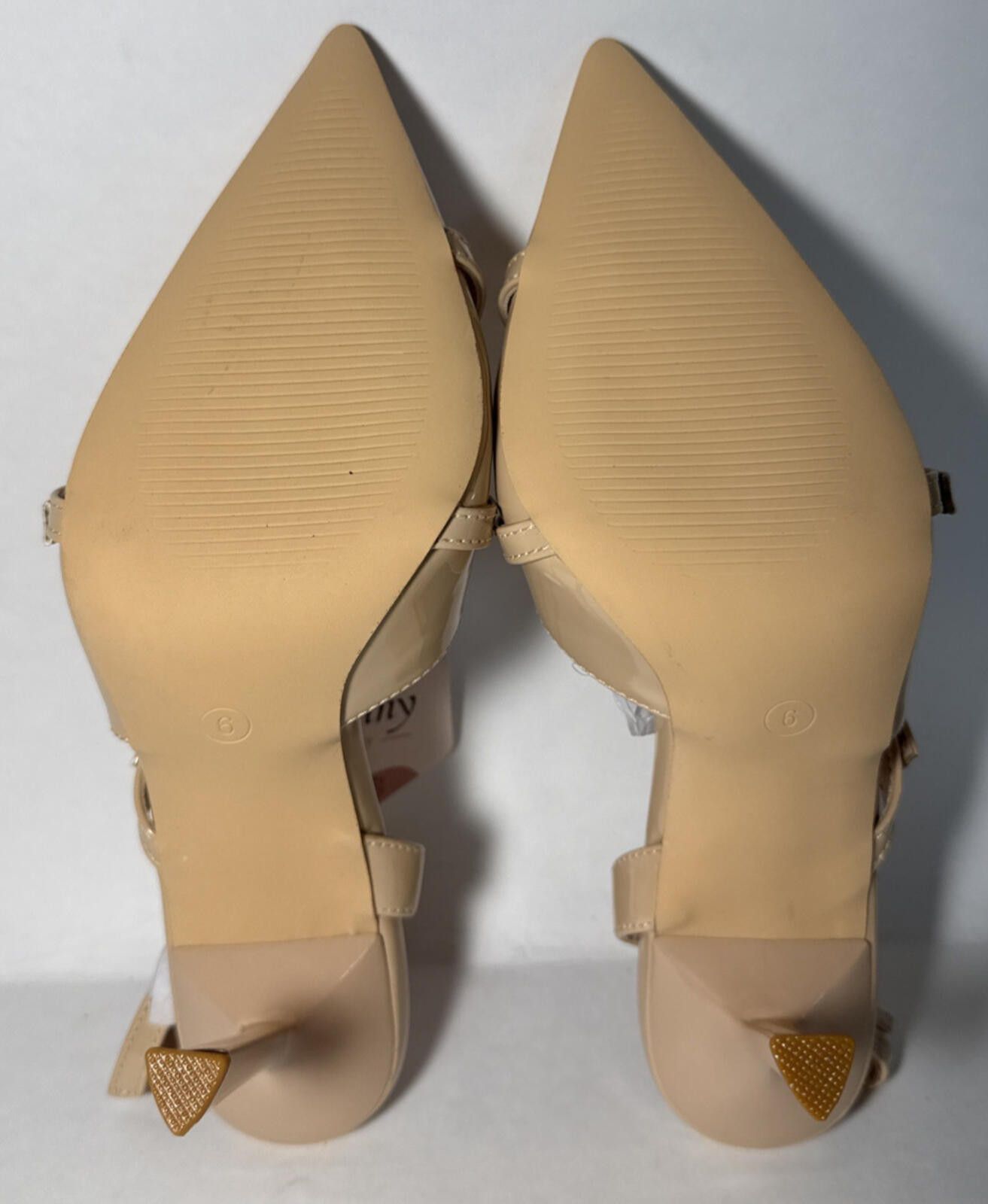 Other Susanny Closed Toe High Heels Slingback Strap Nude Womens 6 Size US 8.5 / IT 38.5 - 5 Thumbnail