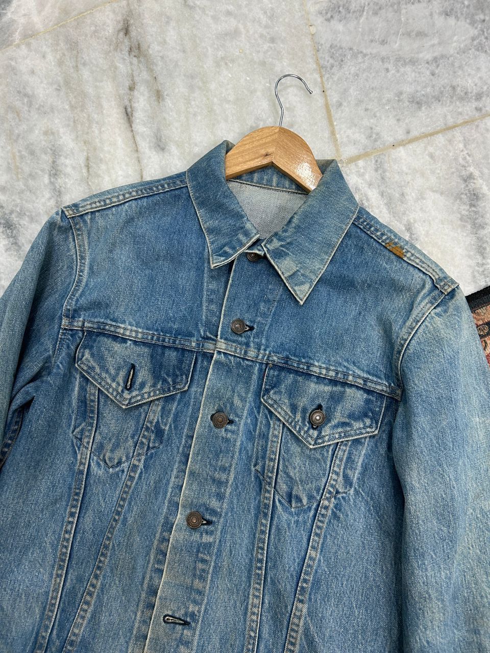 Levi's Vintage Levis Trucker Jacket 1970’s size 40 Size US M / EU 48-50 / 2 - 5 Thumbnail