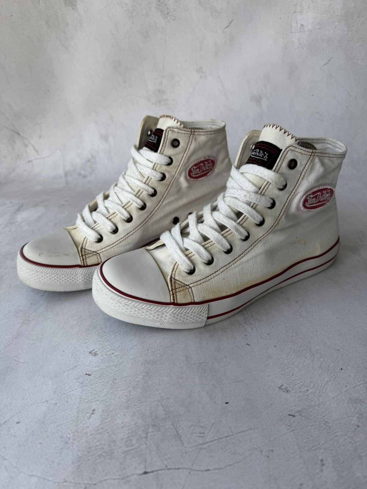 Vintage × Von Dutch Von Dutch Hi Top Sneakers Vintage Size US 6 / IT 36 - 1 Thumbnail