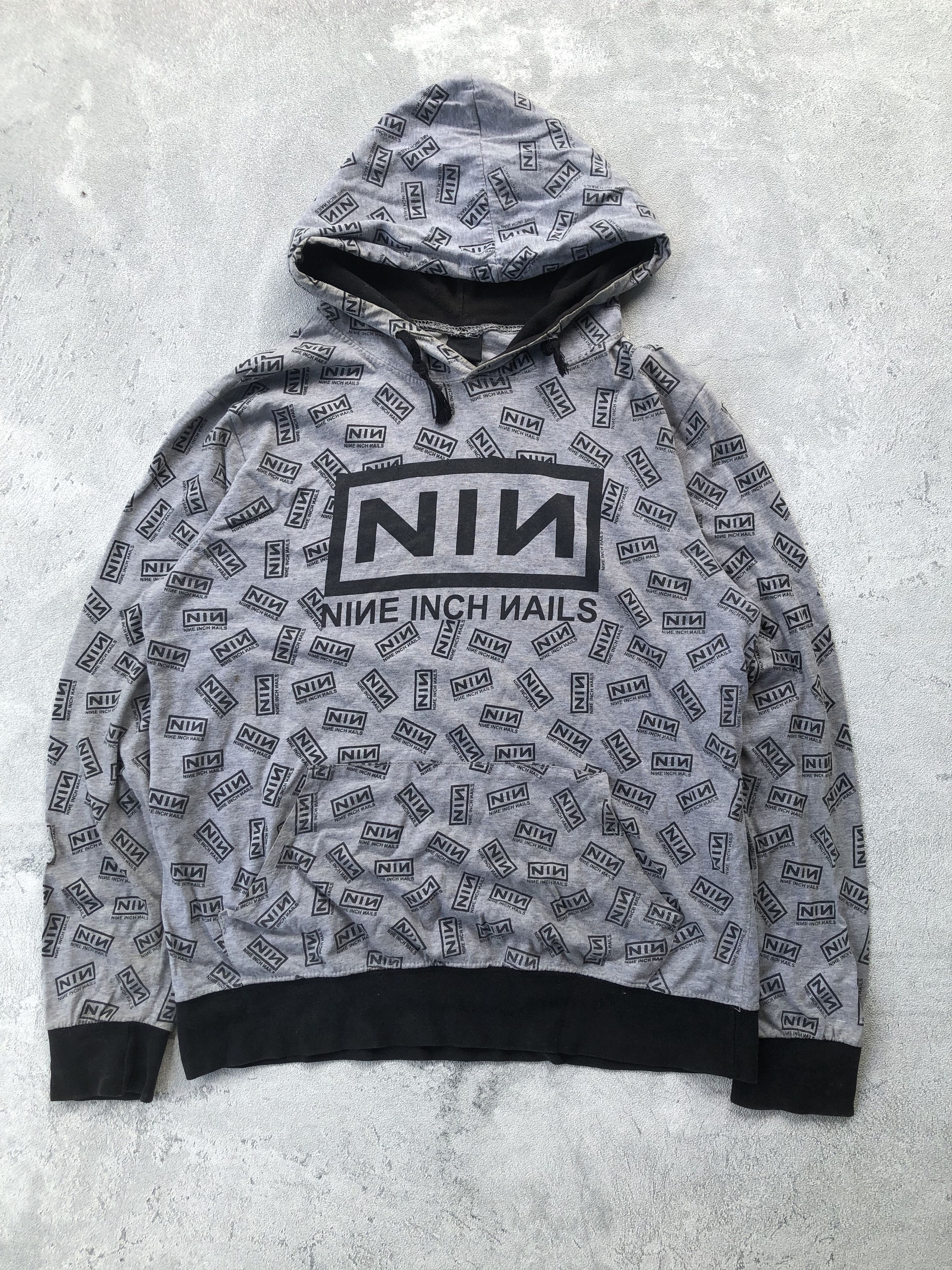 90s NINE INCH NAILS バンドT USA XL フェード NIN Vintage Nine Inch Nails NIN 1996 Band T-shirt Size XL Made In USA