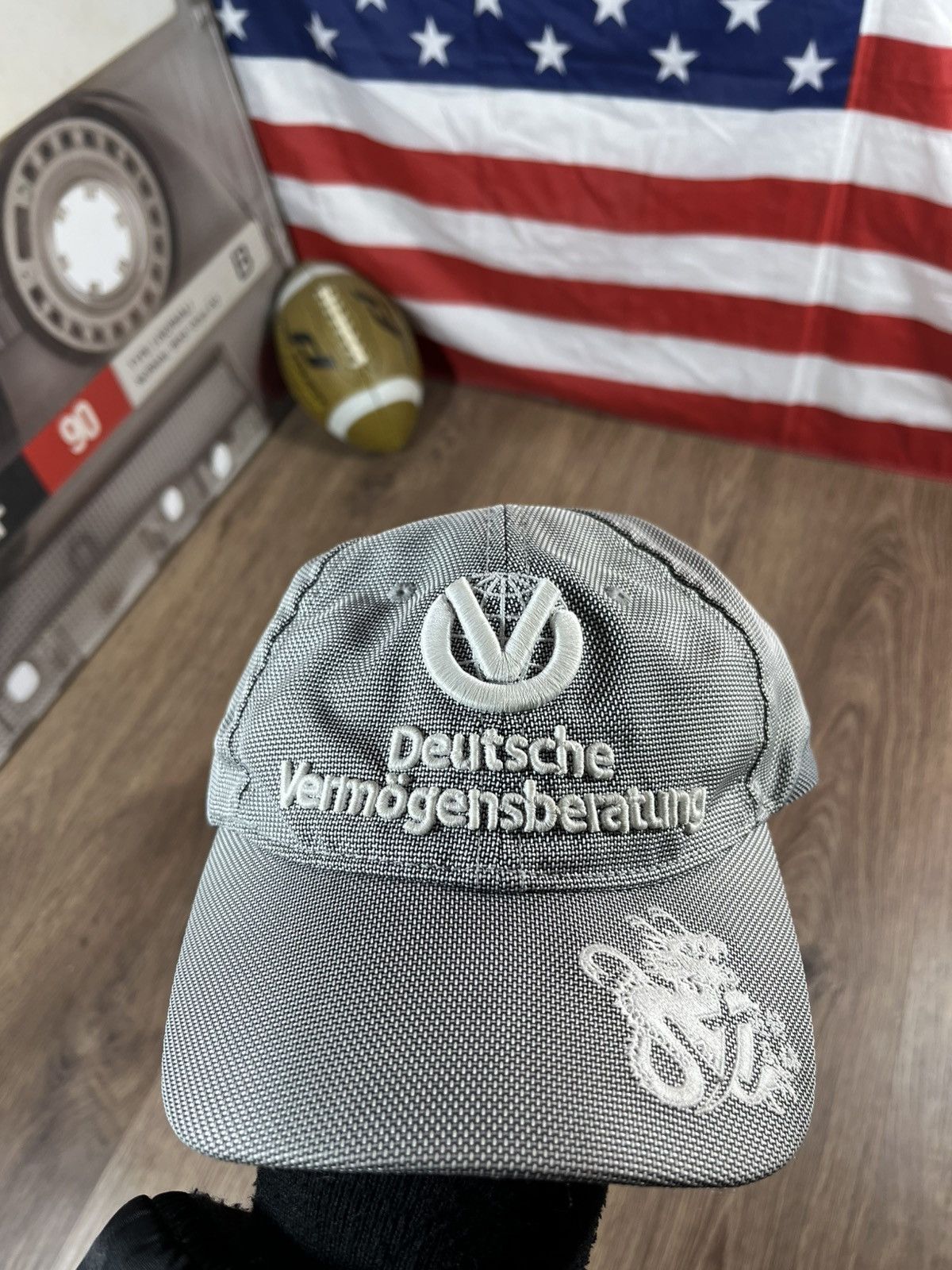Formula 1 Michael Schumacher Ferrari Racing F1 Retro Vintage Cap Size ONE SIZE - 1 Thumbnail