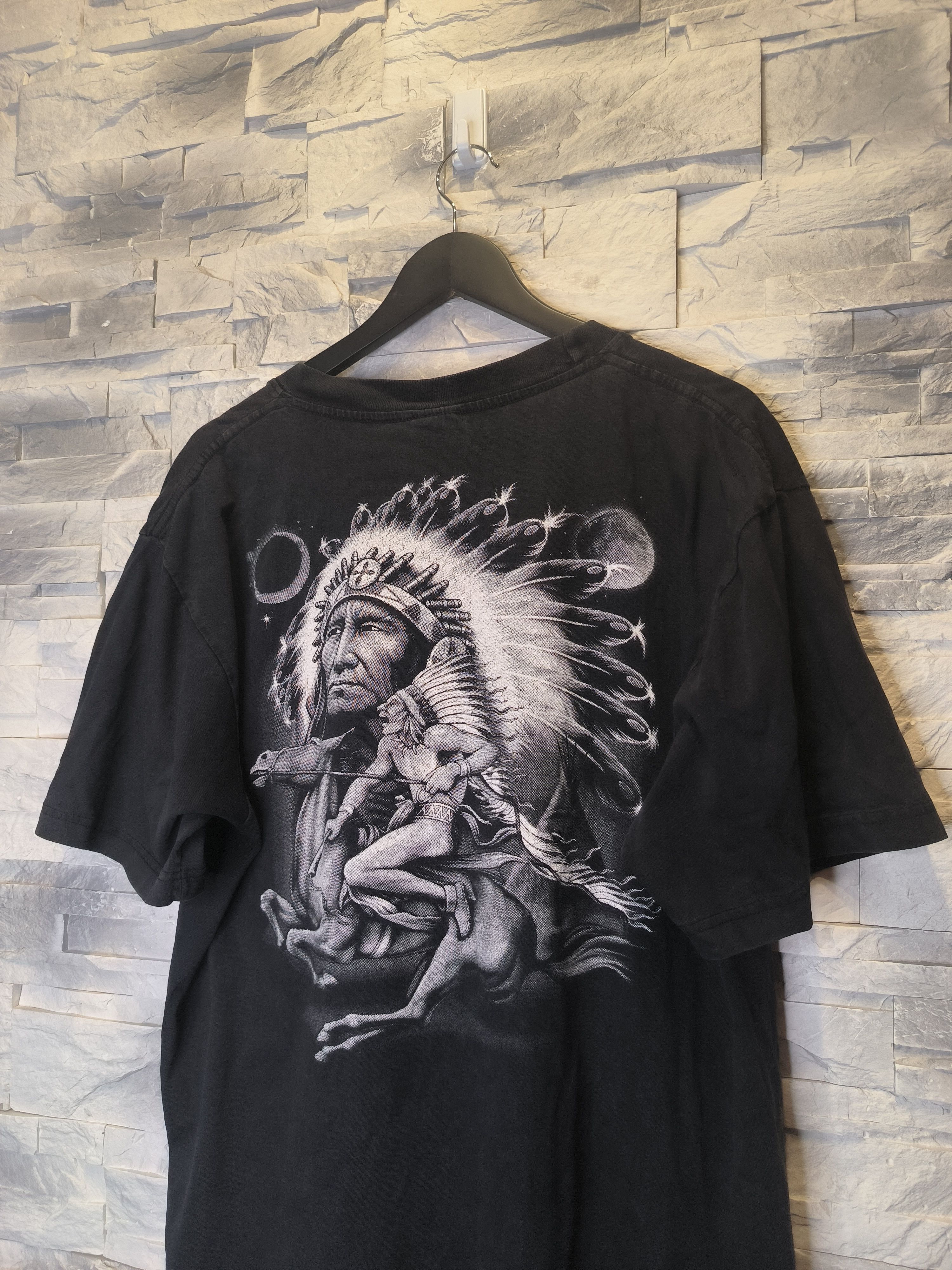 Other Vintage Tab Sons T-Shirt Indians Print Tee Size US L / EU 52-54 / 3 - 3 Thumbnail