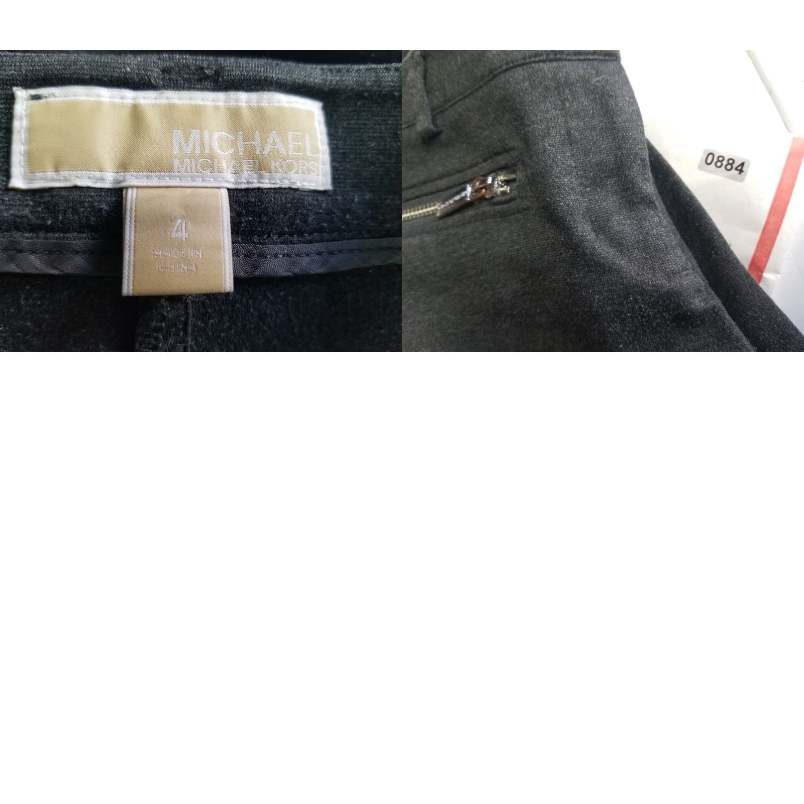 Vintage Michael Michael Kors Womens Cotton Low-Rise Skinny Leg Jeggings Gray Size 4 Size 27" / US 4 / IT 40 - 8 Thumbnail