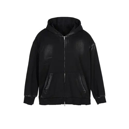 VIBE Dirty Washed High Street Homber Hoodie Sweatshirt Zipper y2k Size US L / EU 52-54 / 3 - 4 Thumbnail
