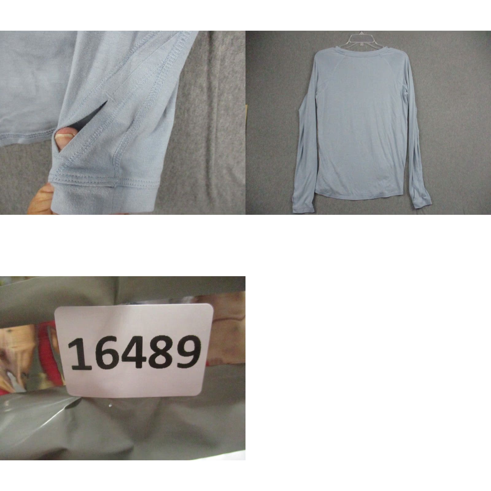 Vintage Free Fly Shirt Mens Medium Blue Long Sleeve Bamboo Blend Thumb Holes Outdoor Size US M / EU 48-50 / 2 - 8 Thumbnail