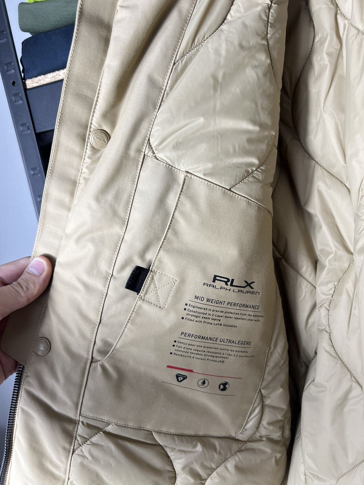 Polo Ralph Lauren 🧥 RLX Ralph Lauren Water-Repellent Faille Hooded Jacket Y2K Size US M / EU 48-50 / 2 - 14 Thumbnail