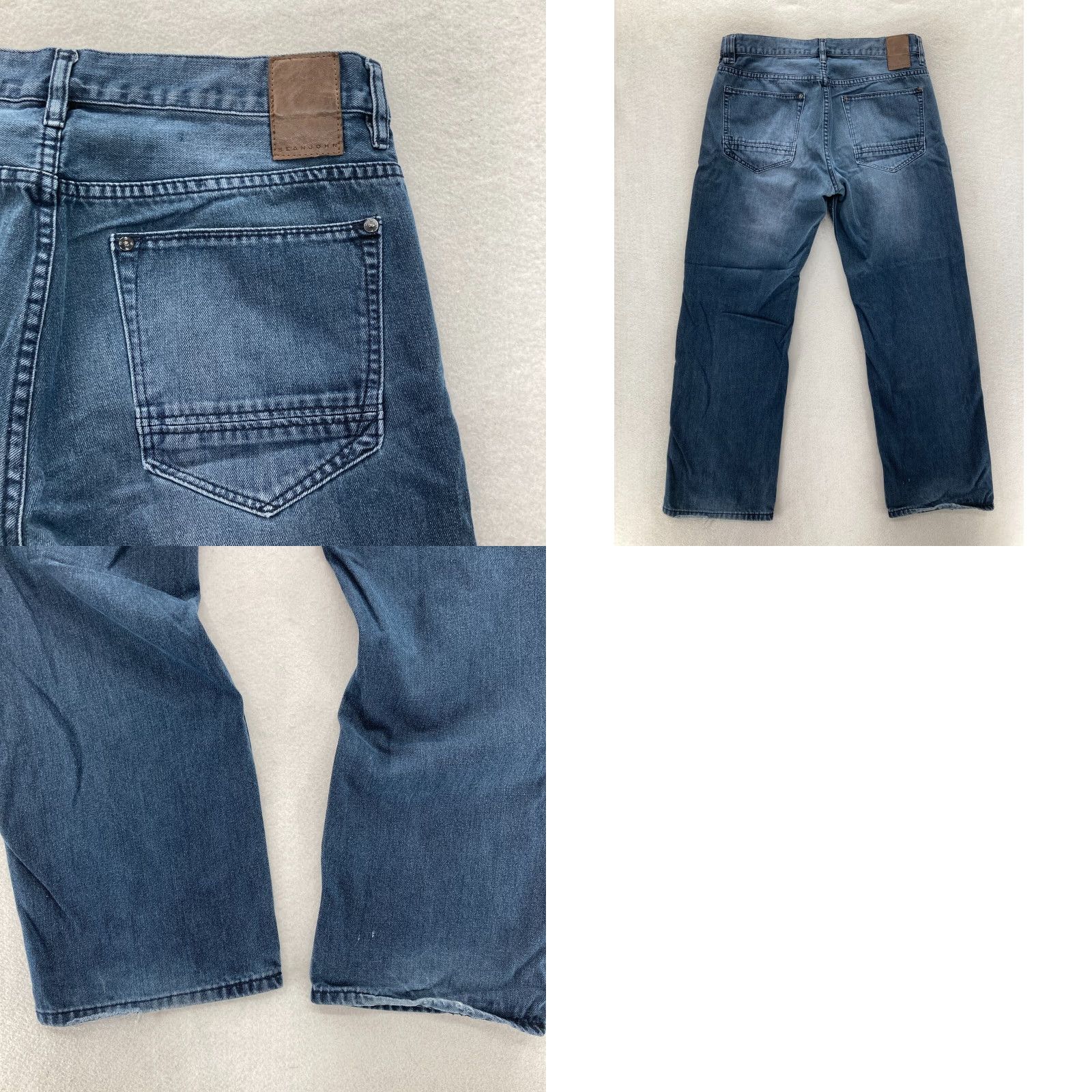 Sean John Sean John Hamilton Classic Relaxed Fit Jeans Mens 32x30 Dark Blue Denim Hip Hop Vintage Size US 32 / EU 48 - 9 Thumbnail